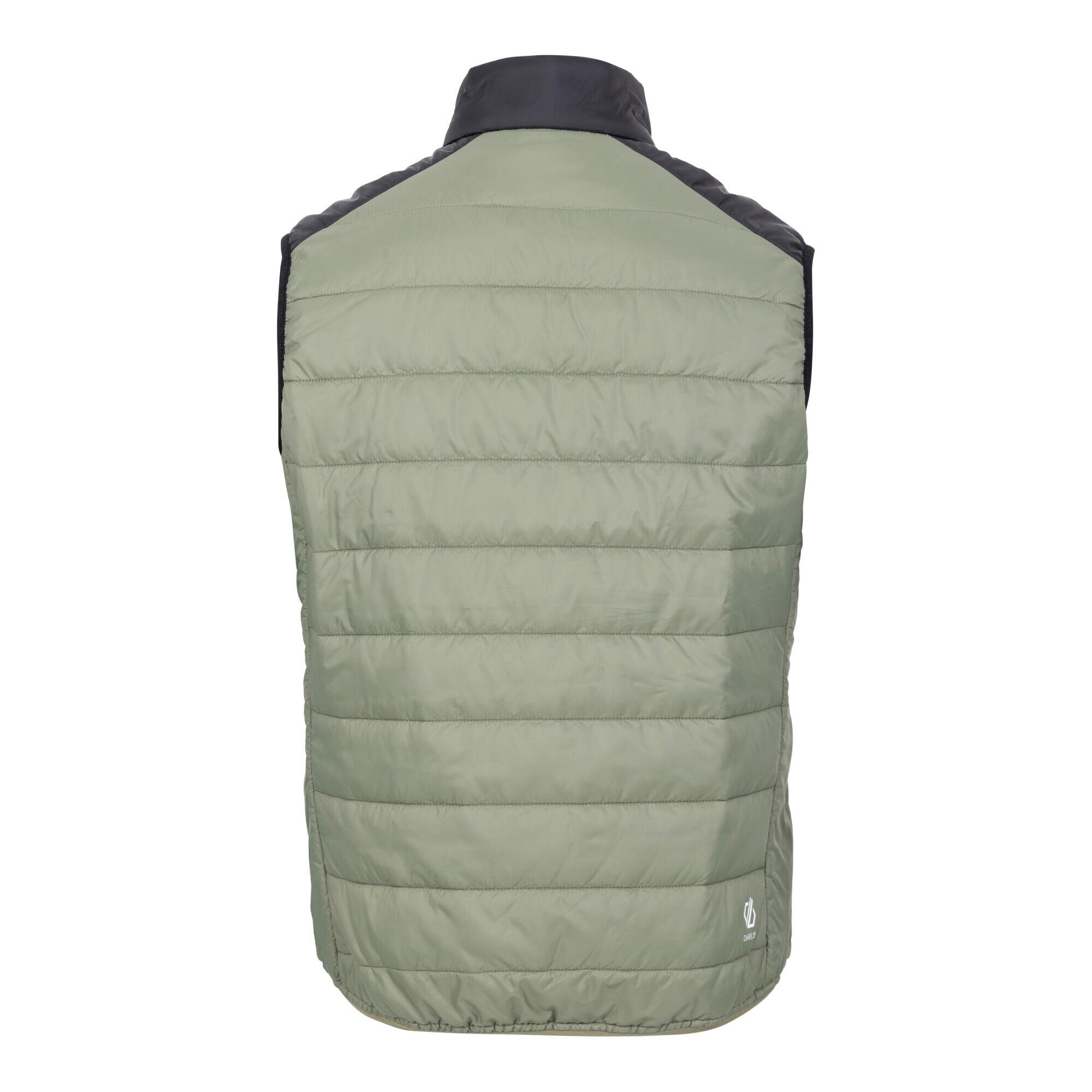 Mens Touring II Colour Block Gilet (Olivine Green/Black) 2/5