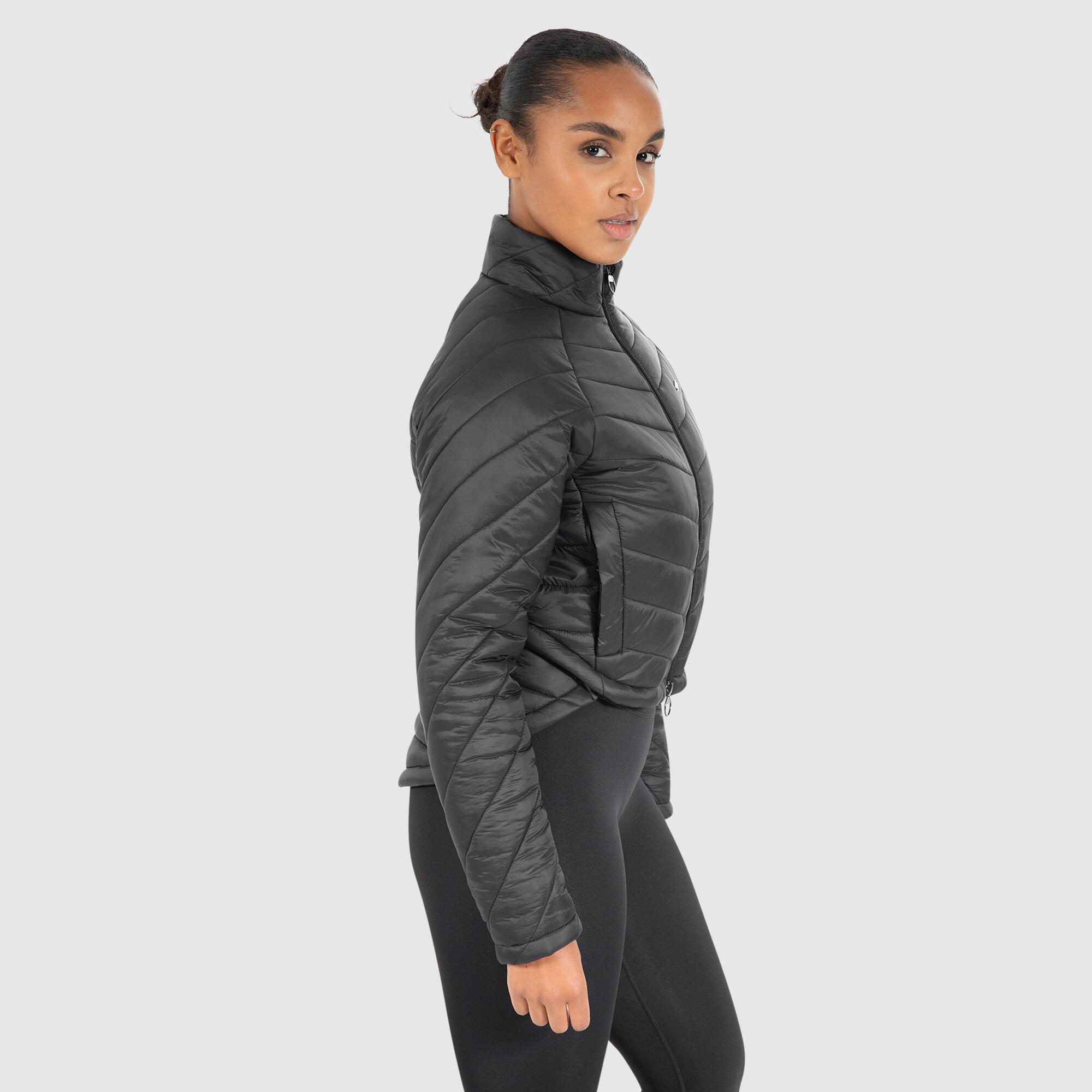 Damen Outdoorjacke Sila Schwarz 2/6