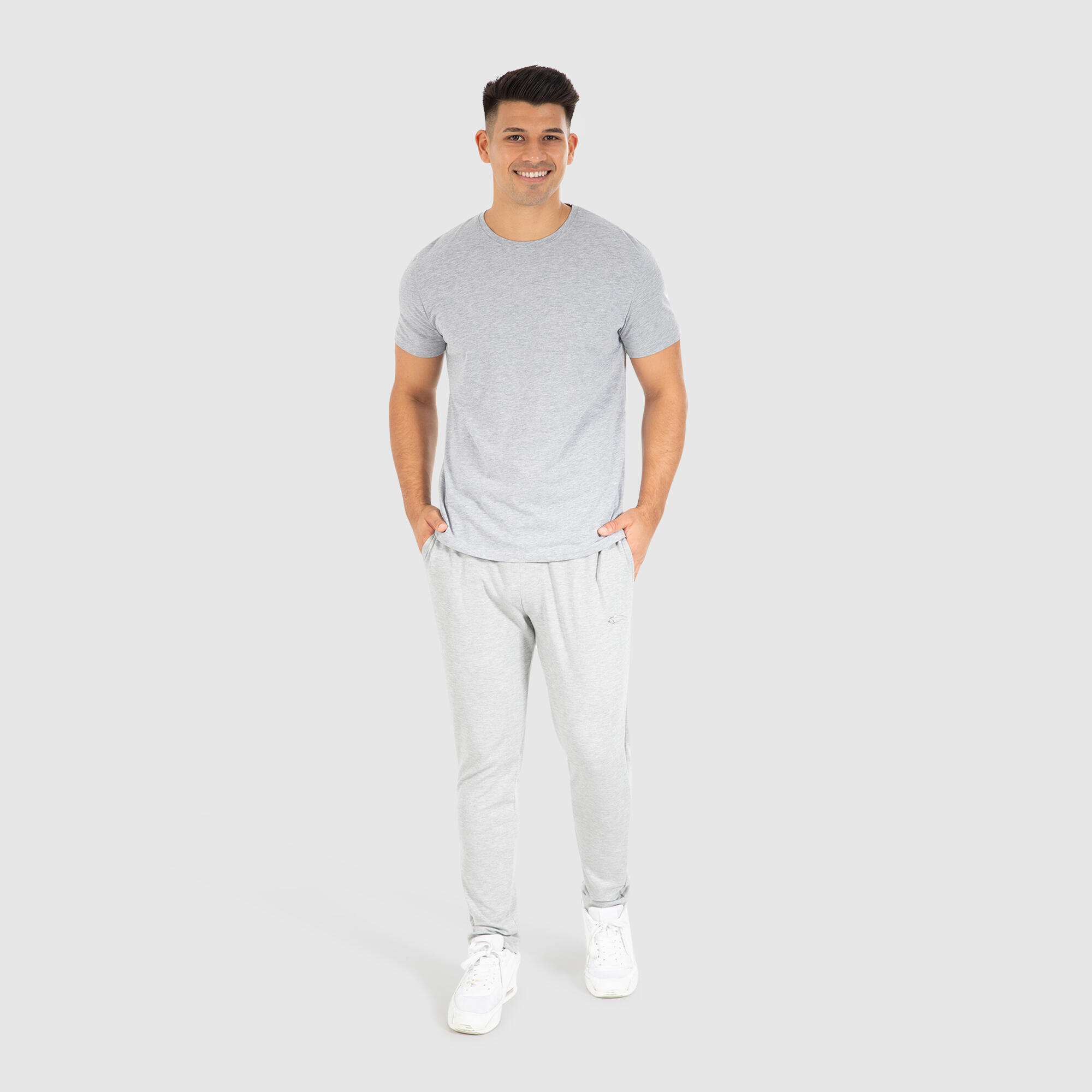 Herren T-Shirt Karry Grau Melange 4/6