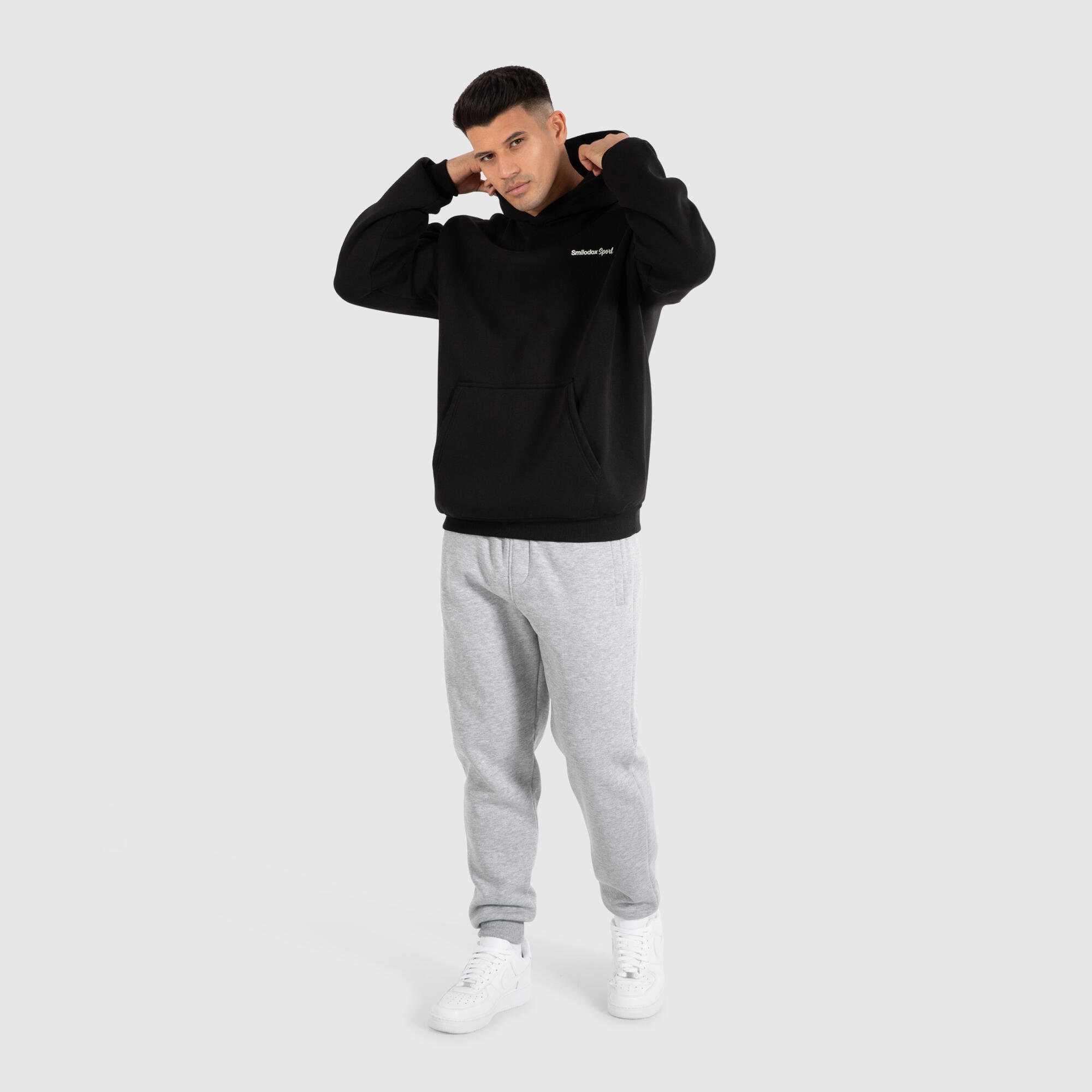 Herren Hoodie Fortes Schwarz 3/6
