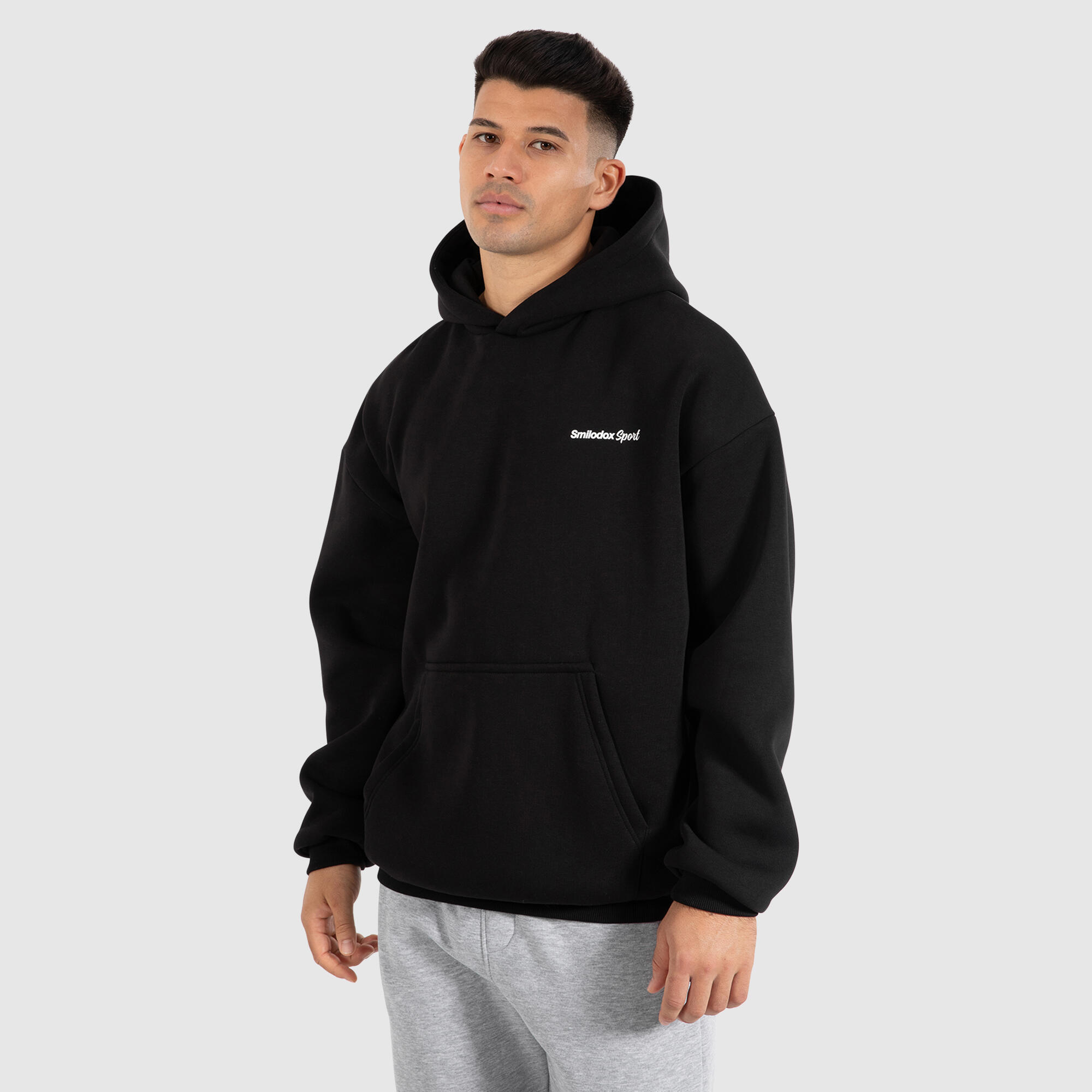 Herren Hoodie Fortes Schwarz 2/6
