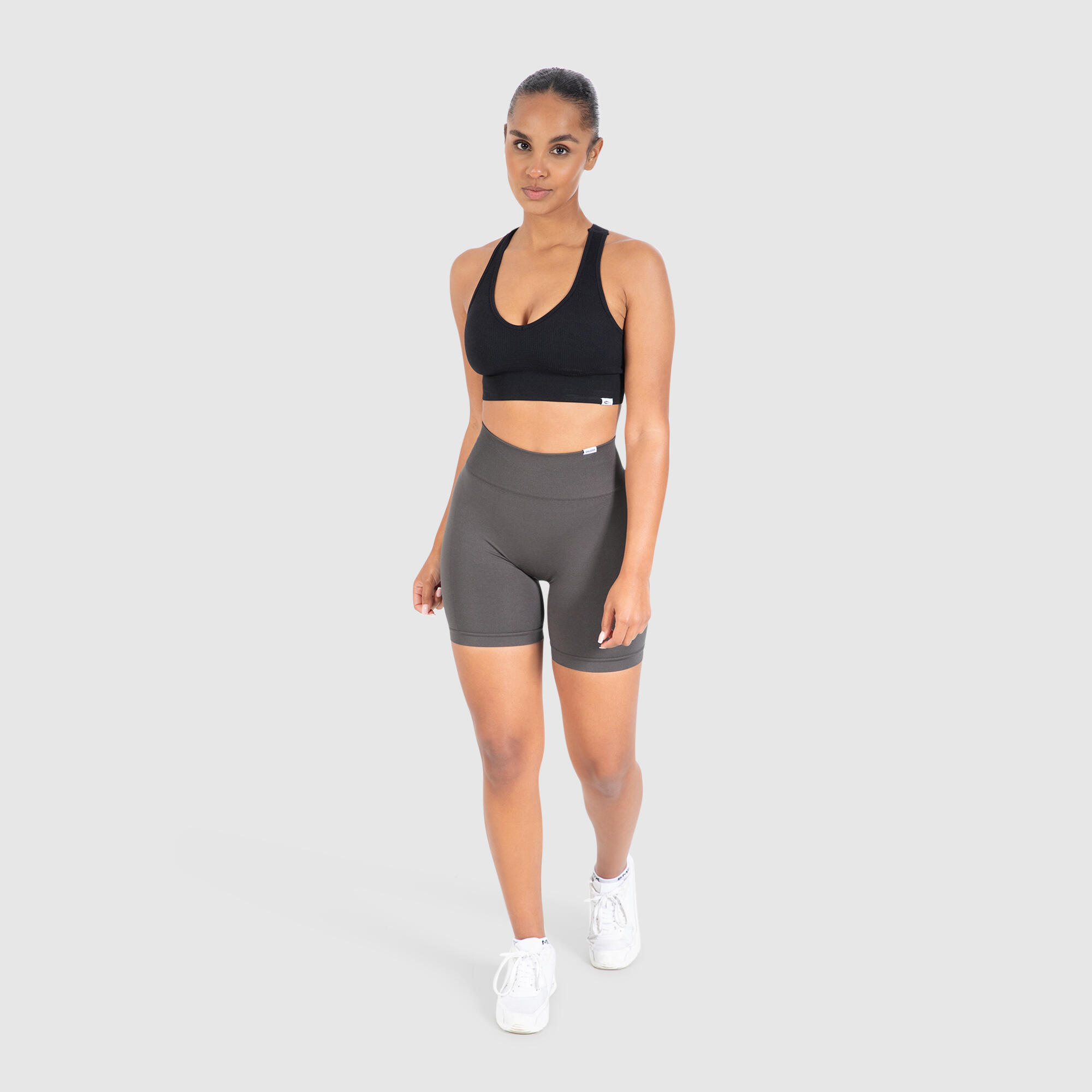 Damen Shorts Amaze Scrunch Dunkelgrau 3/6