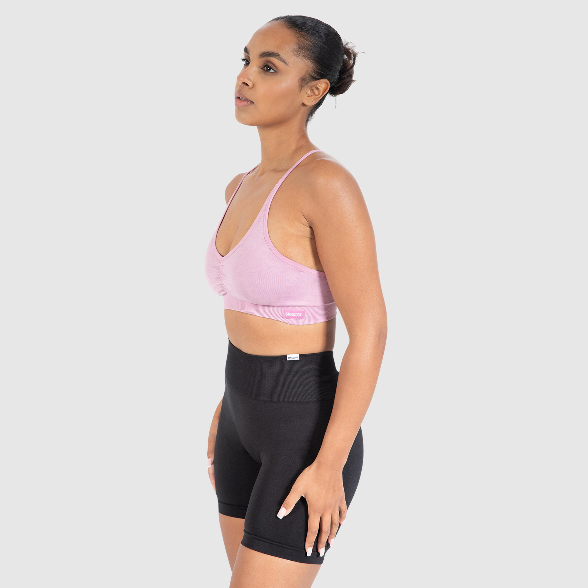 Damen Sport BH Batik Scrunch Icon Rose 2/6