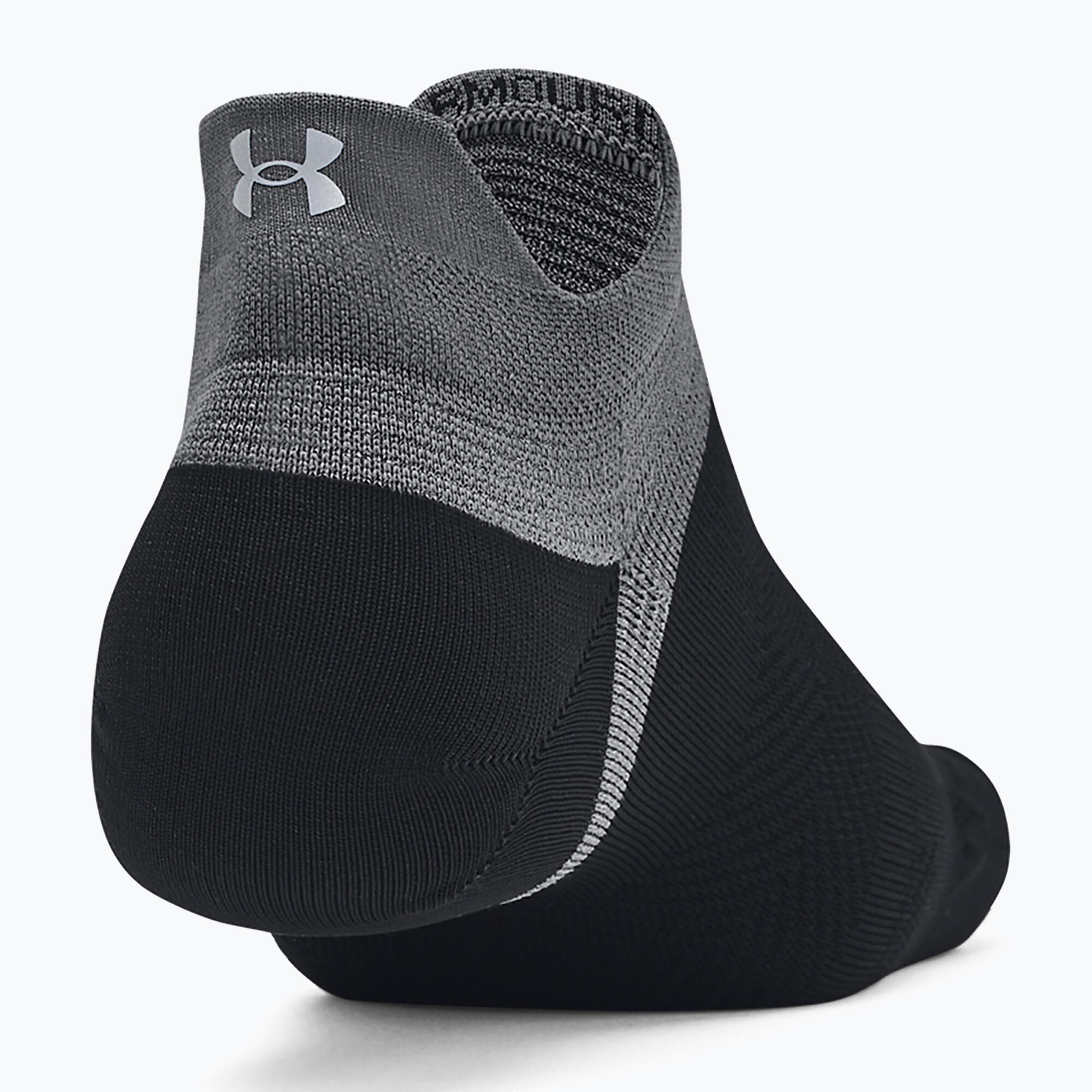 Under Armour Dry Run Lite No Show heren hardloopsokken, 3 paar 3/4