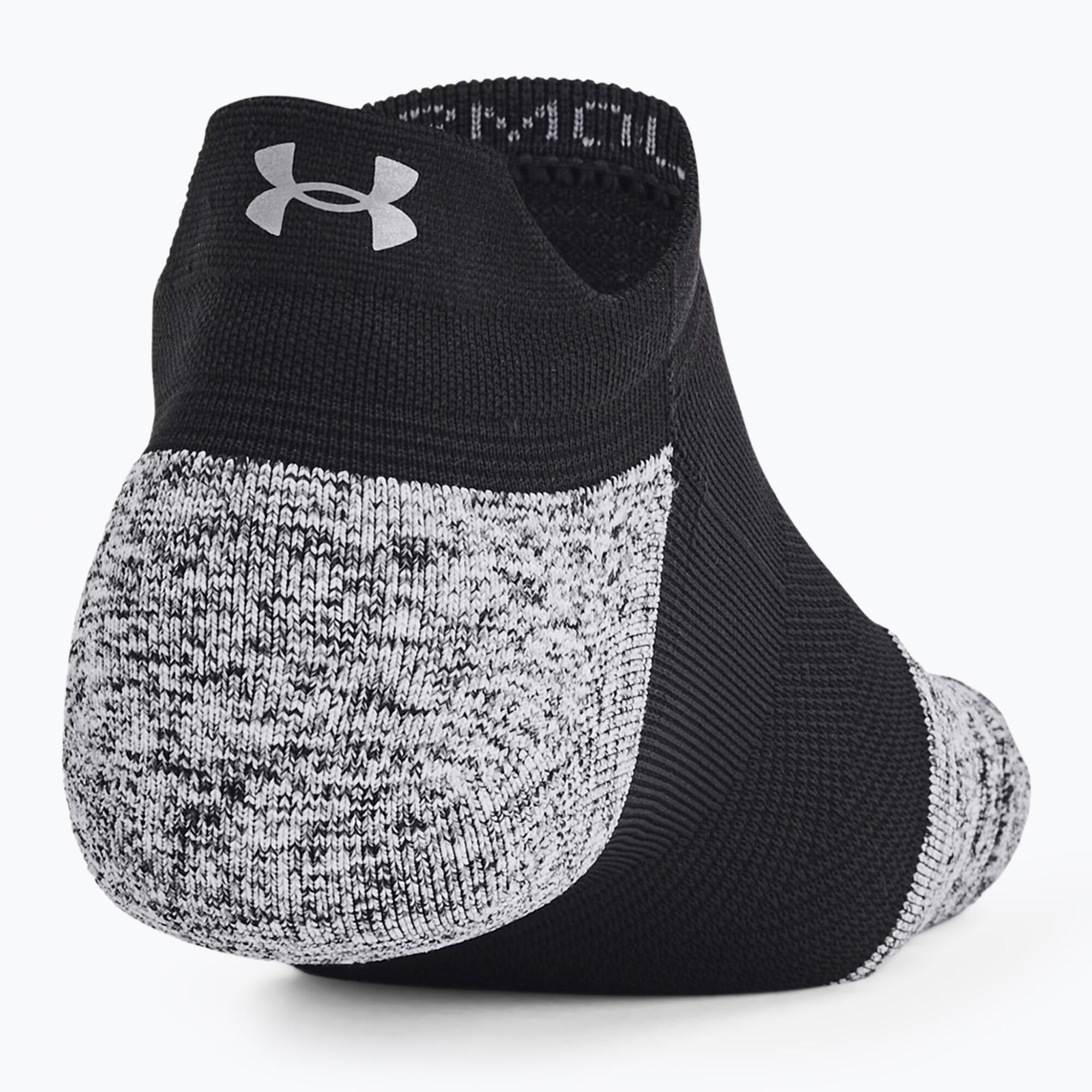 Under Armour Dry Run Cushion No Show hardloopsokken 3 paar 3/4