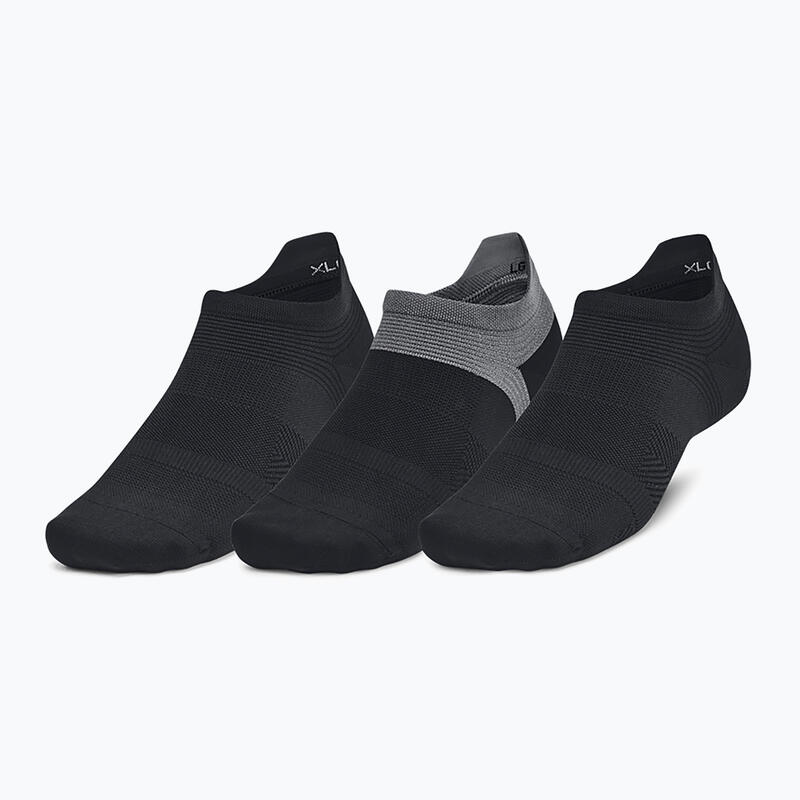 Sosete de alergare pentru bărbați Under Armour Dry Run Lite No Show, 3 perechi