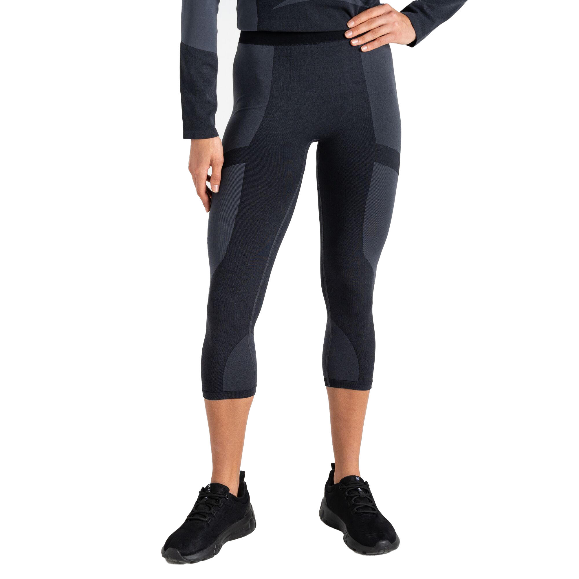 Dare 2b - Legging ¾ In The Zone Femme (noir) - Legging - Marron|noir|vert - S - Decathlon