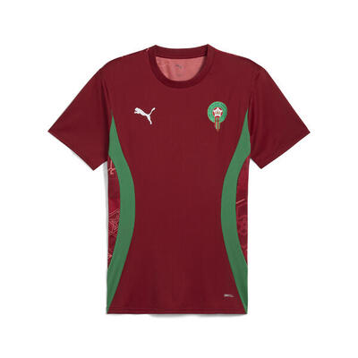 Marokko prematch-shirt voor heren puma intense red archive green