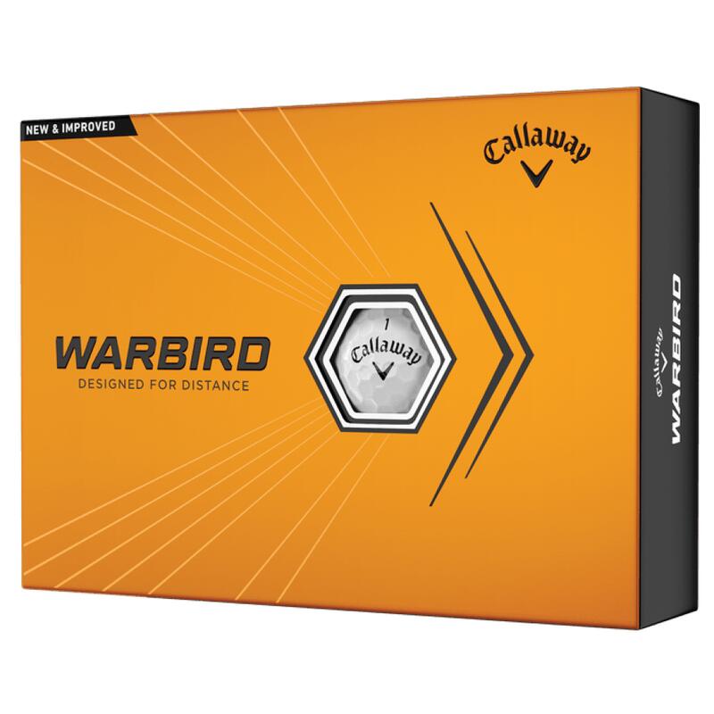 Boite de 12 Balles de Golf Callaway Warbird Blanche New