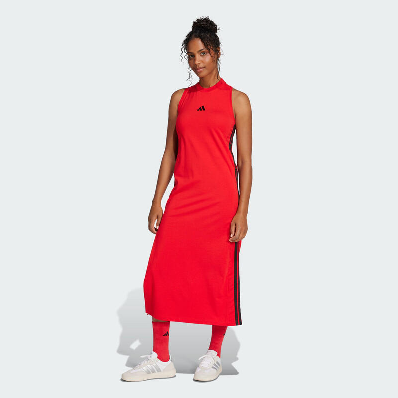 Šaty Essentials 3-Stripes Long Racerback