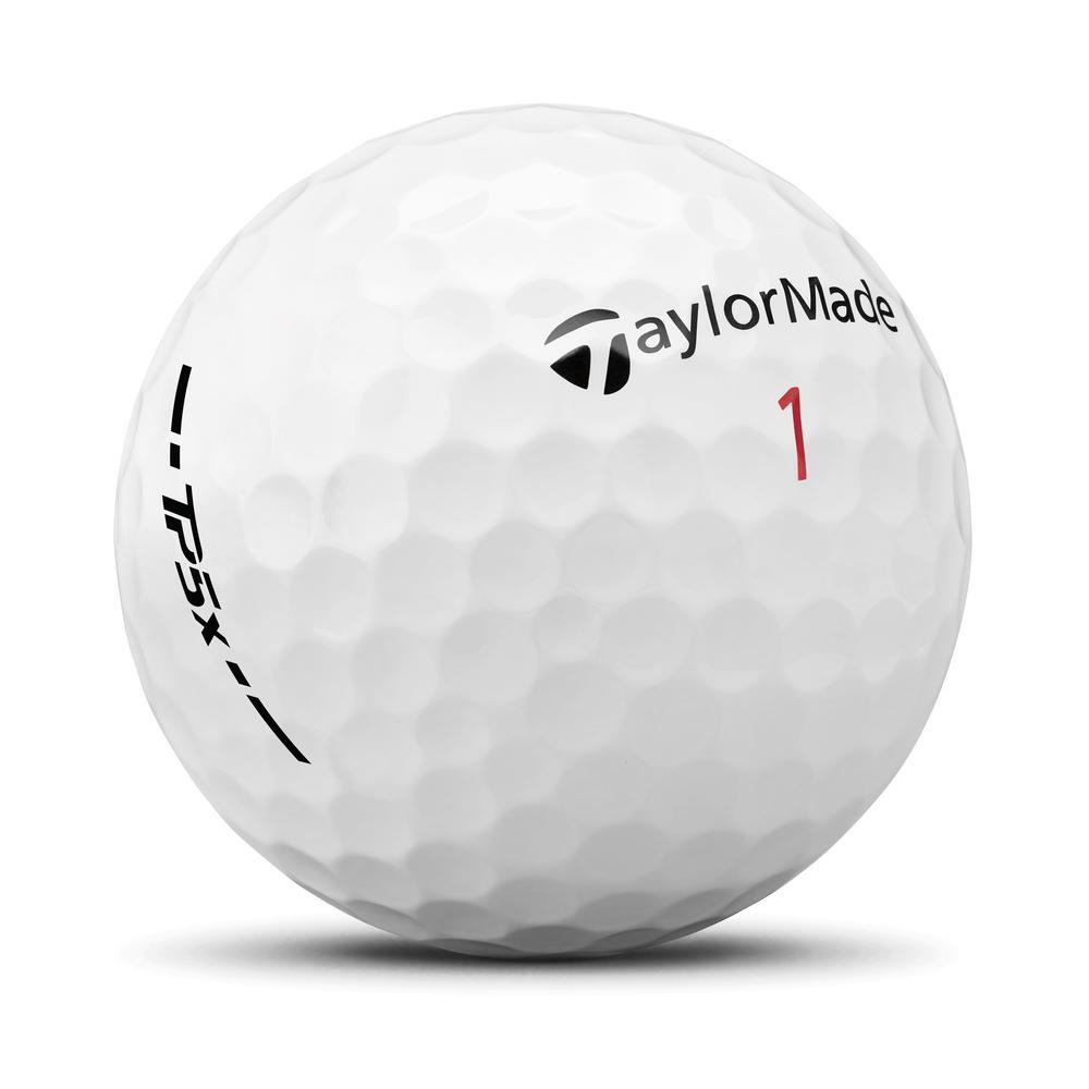 Doos van 12 TaylorMade TP5 X Golfballen Wit Nieuw 2/5
