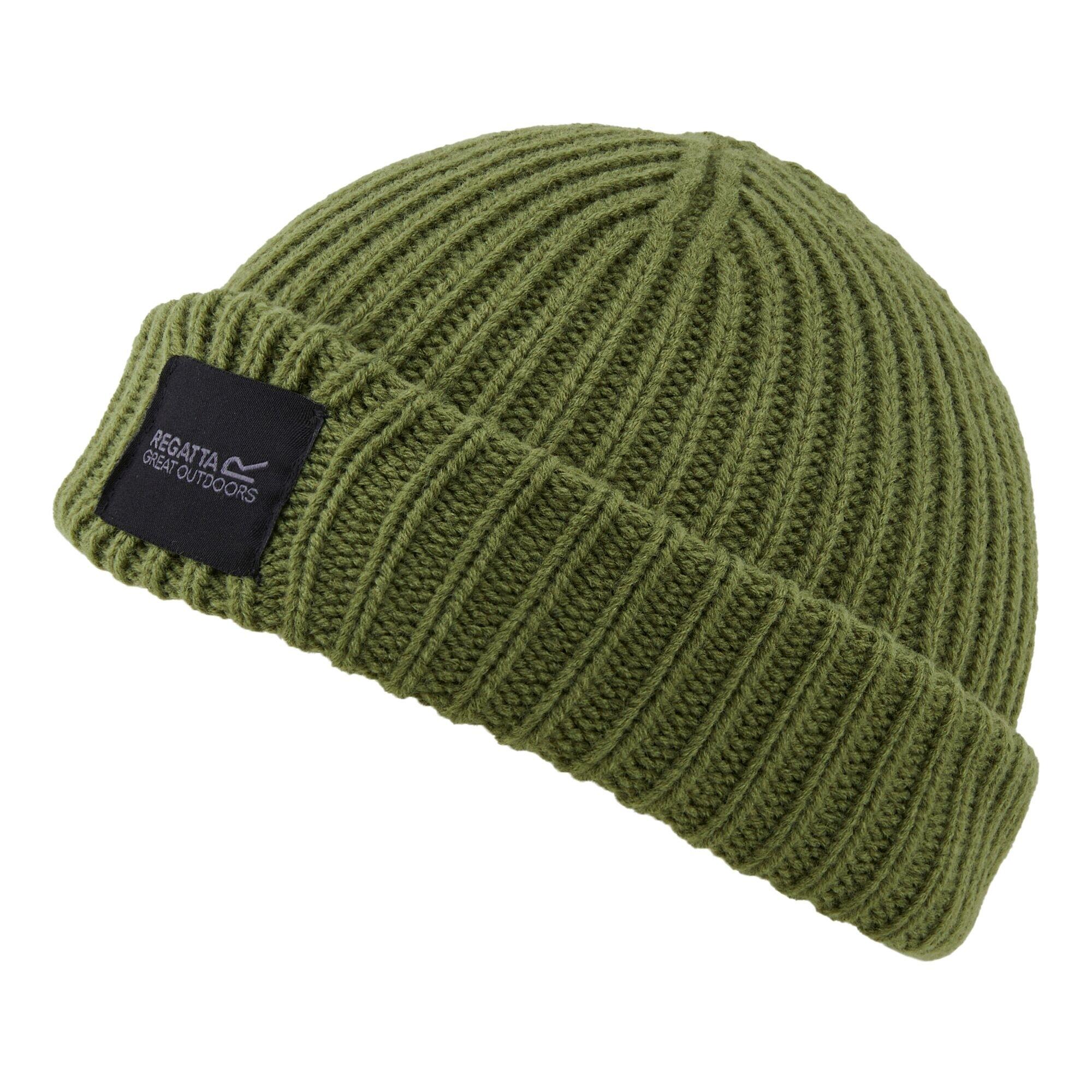 Childrens/Kids Connora Fisherman Logo Beanie (Nephrite Green) 2/3