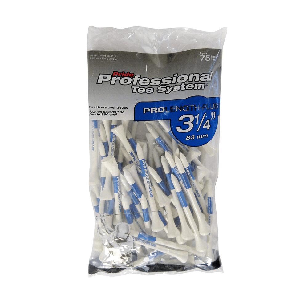 GOLF PRIDE Zakje met 70 Pride GT Pro houten tees – Blauw 83mm
