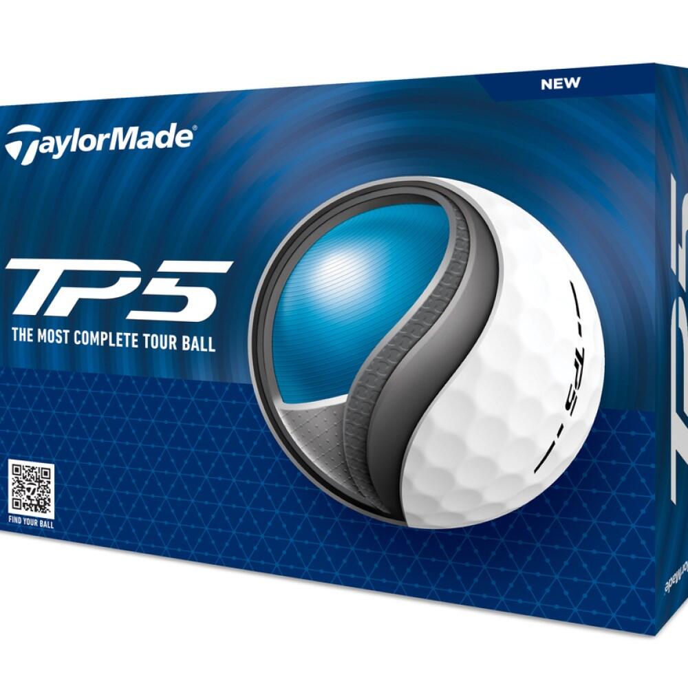 TAYLORMADE Doos met 12 TaylorMade TP5-golfballen Kleur: wit, New
