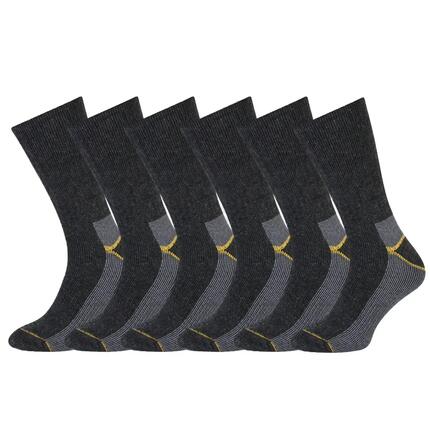 Thermosocken – Herren – 6er-Pack – Anthrazitmeliert