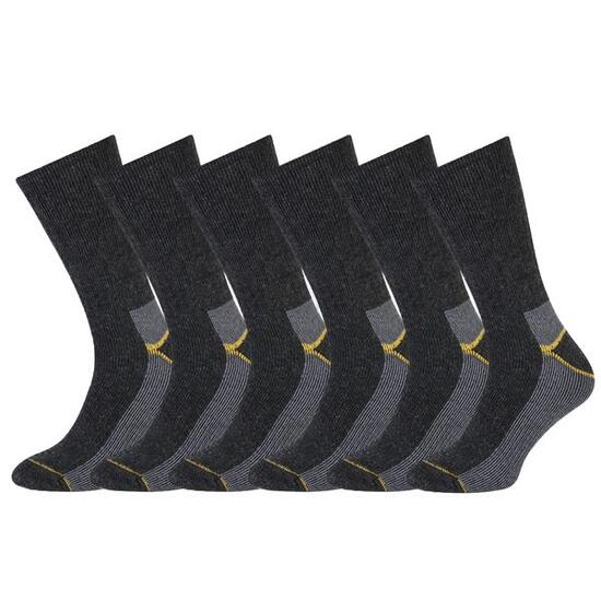 Thermosocken – Herren – 6er-Pack – Anthrazitmeliert