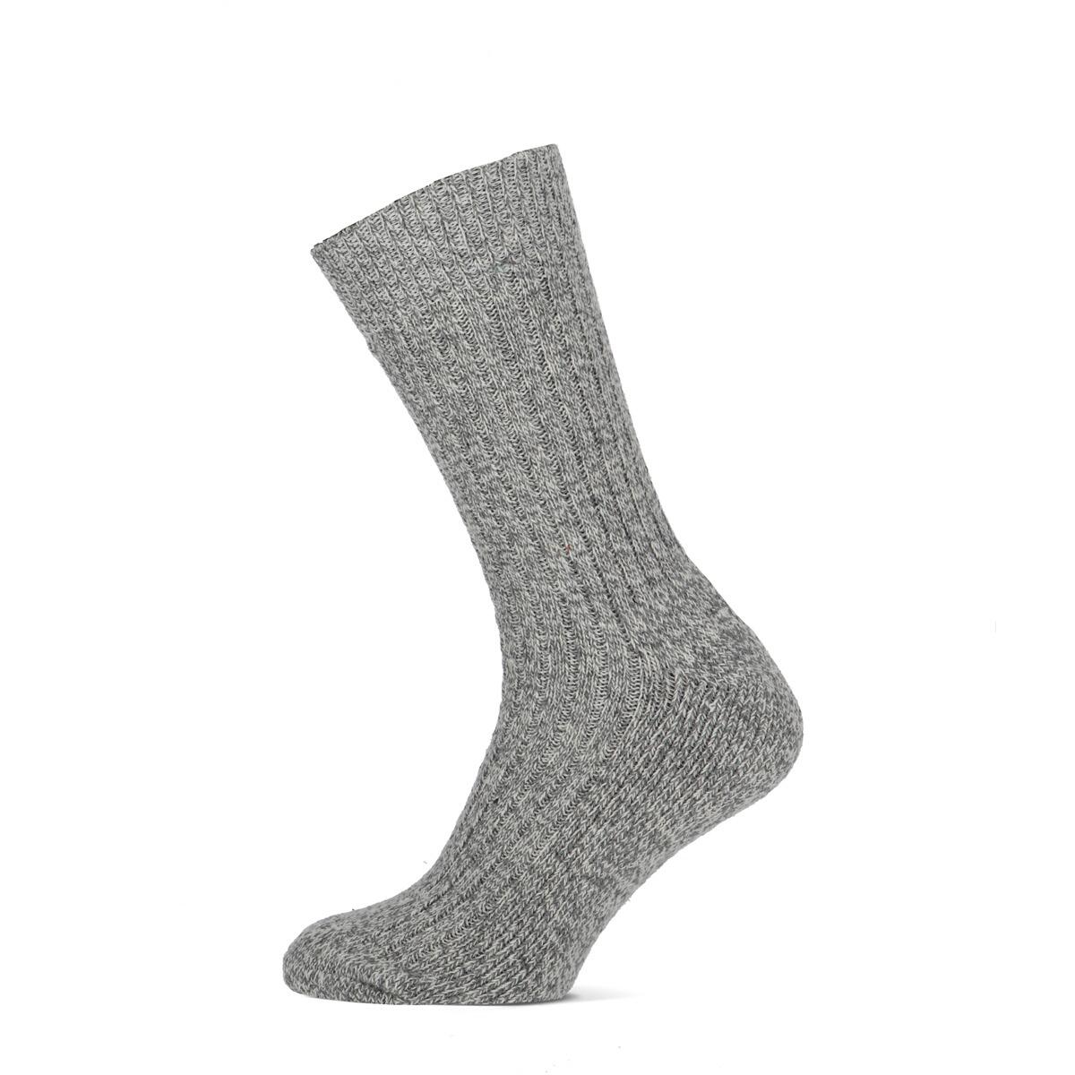 Chaussettes de travail pour hommes - Lot de 6 chaussettes norvégiennes jaunes et 2/5