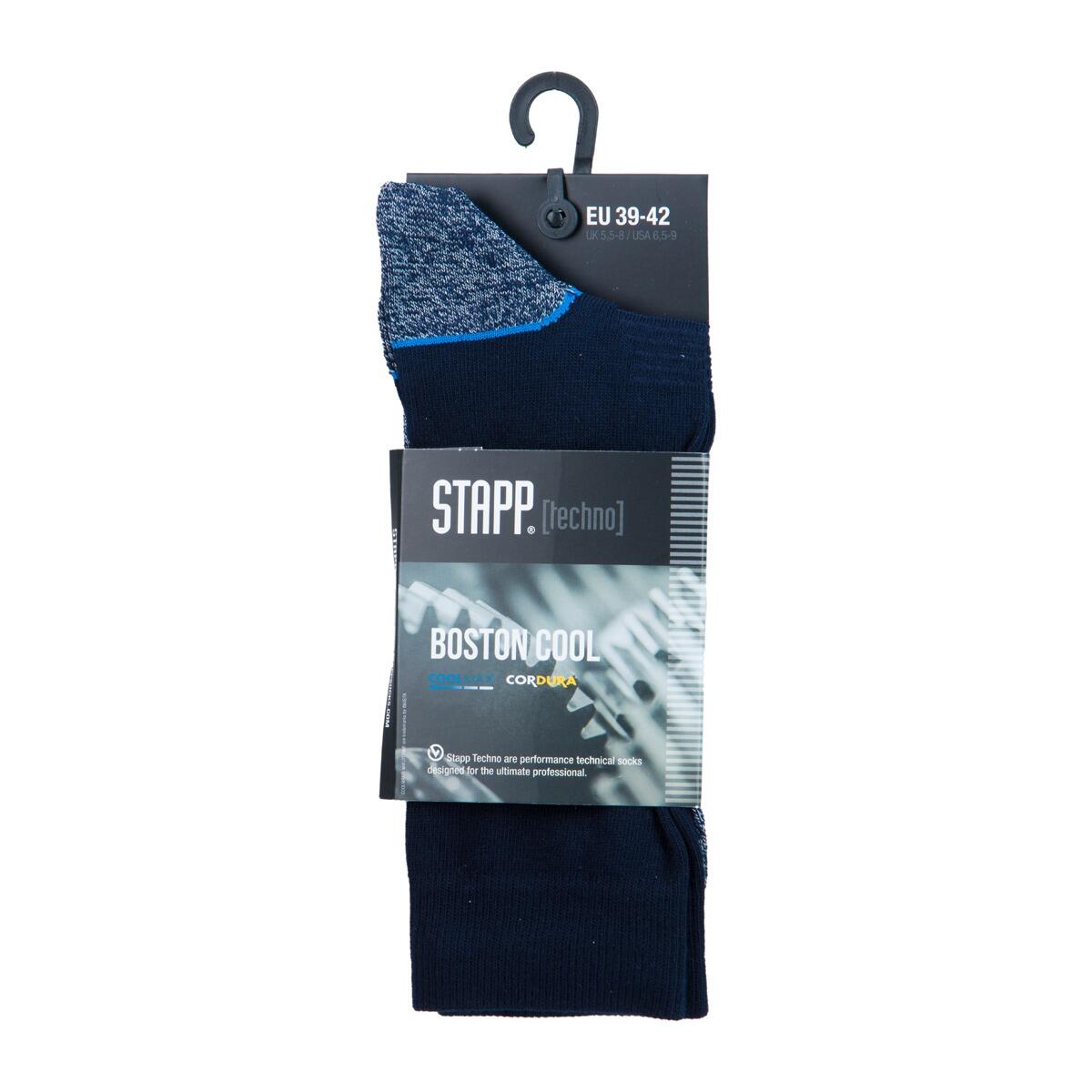 Calcetines de senderismo - Techno Boston Cool - Paquete de 3 - Azul marino 4/4