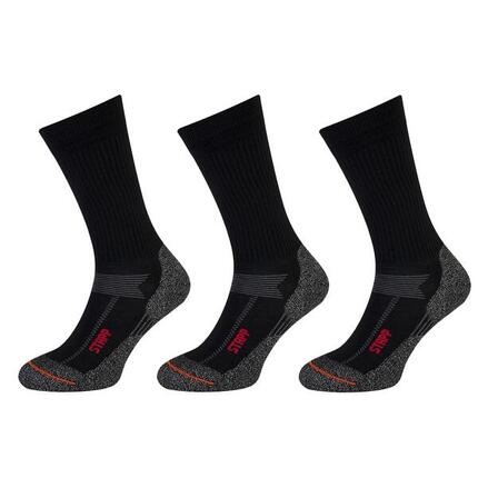 Chaussettes thermiques Techno Boston 3-pack Noir