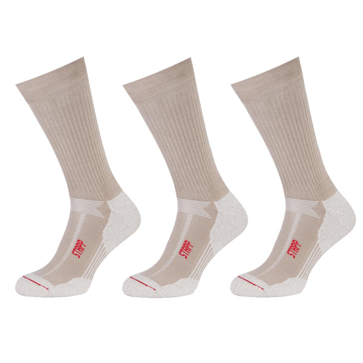 STAPP STAPP Wandelsokken Techno Boston All Season 3-pack Beige