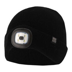 Bonnet thermique pour enfants avec lumière LED rechargeable Noir.