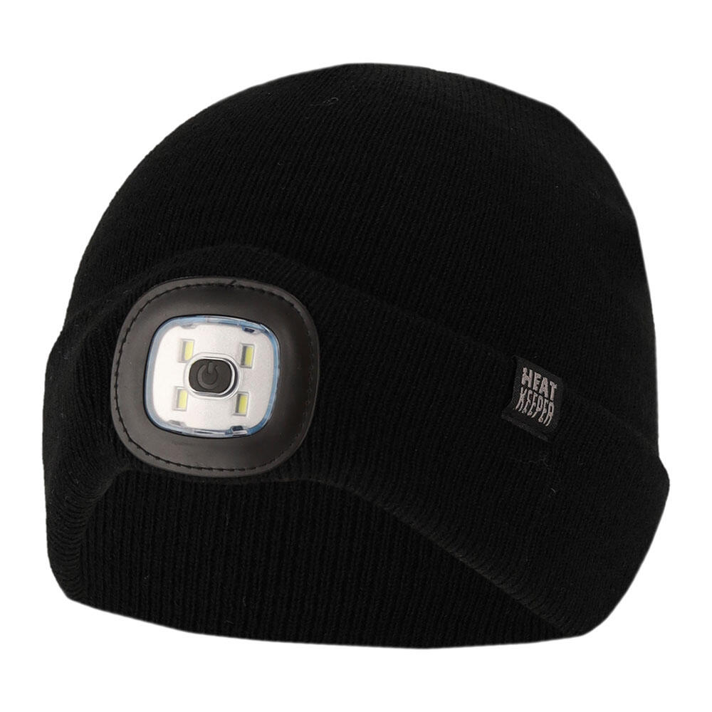 HEAT KEEPER Kinder-Thermomütze mit wiederaufladbarem LED-Licht