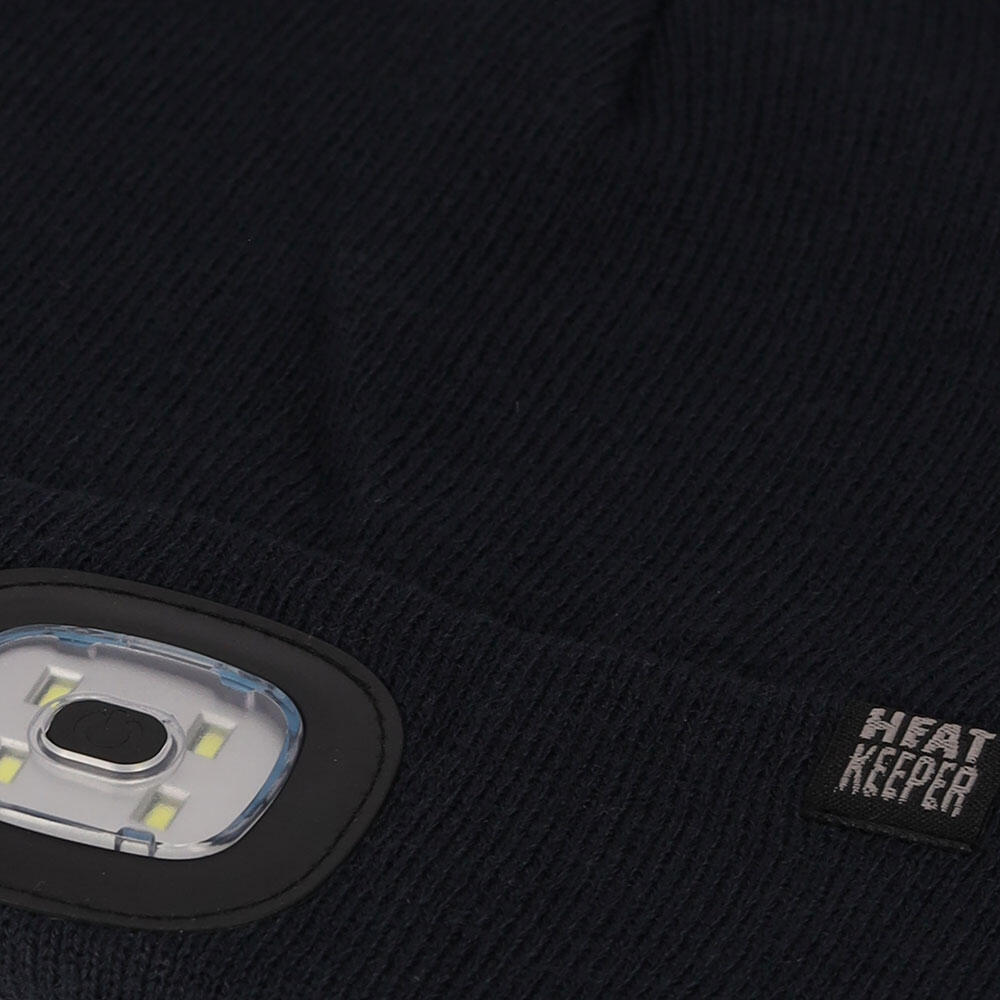 Bonnet thermique pour enfants avec lumière LED rechargeable Noir. 4/6