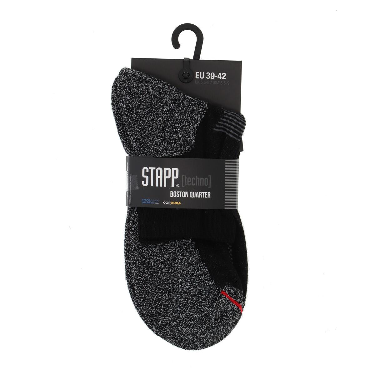Chaussettes de randonnée Techno Boston toutes saisons - Lot de 3 - Noires 4/4