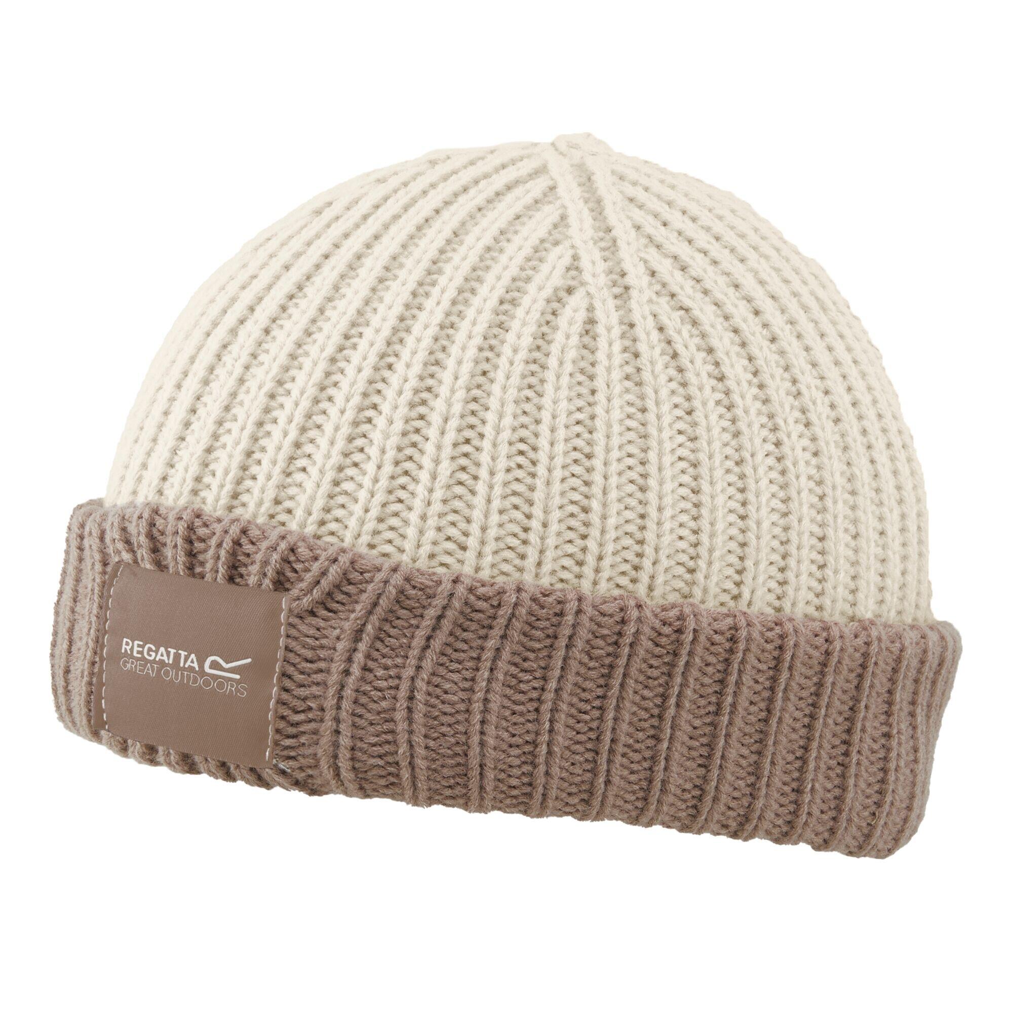 "Connora Fisherman" Mütze für Kinder Helles Vanillegelb/Warm Taupe 2/3