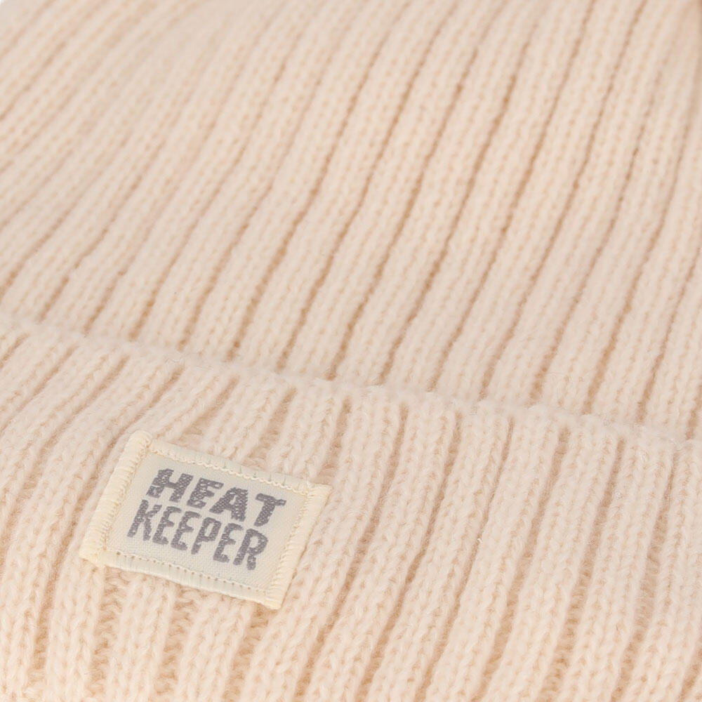 Bonnet thermique avec pompon dames Off White 3/4