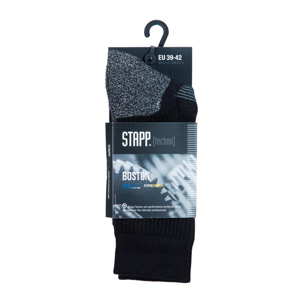 Wandersocken – Techno Boston All Season – 3er-Pack – Schwarz 4/4
