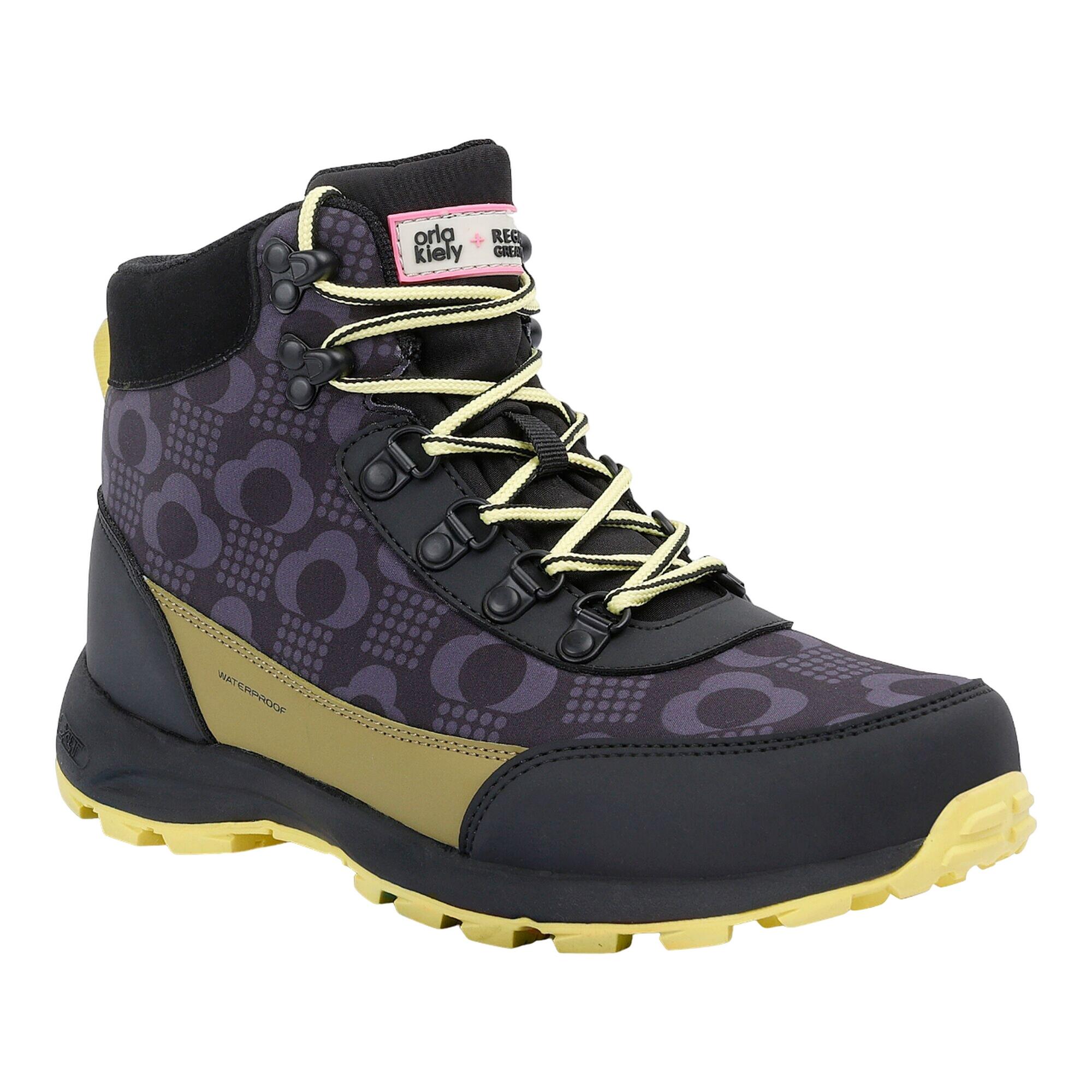 REGATTA Womens/Ladies Orla Kiely Rain Cloud Outdoor Hiking Boots (Grey)