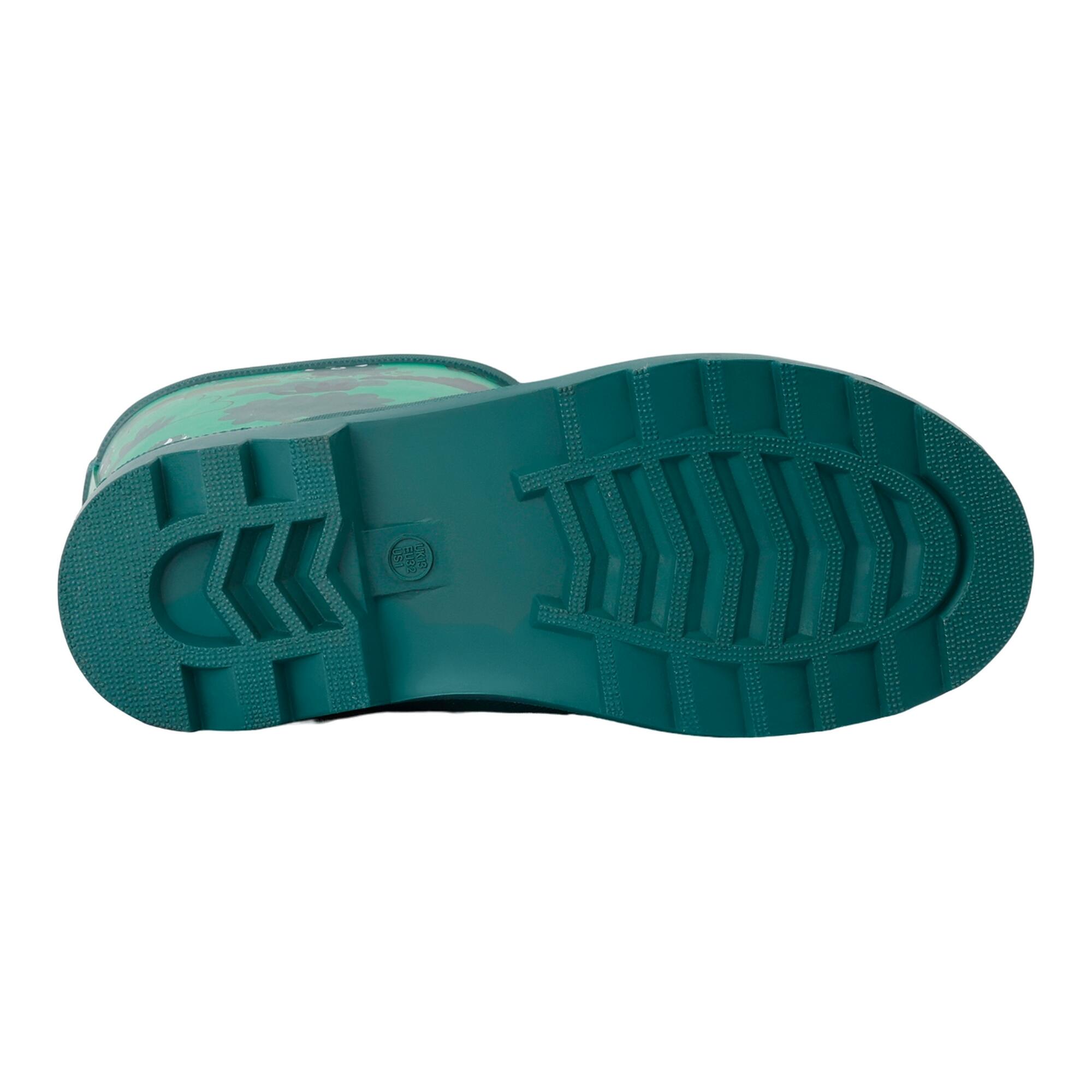 Stivali Di Gomma Il Dinosauro Stompy Bambini Regatta Mudplay II Verde 4/5