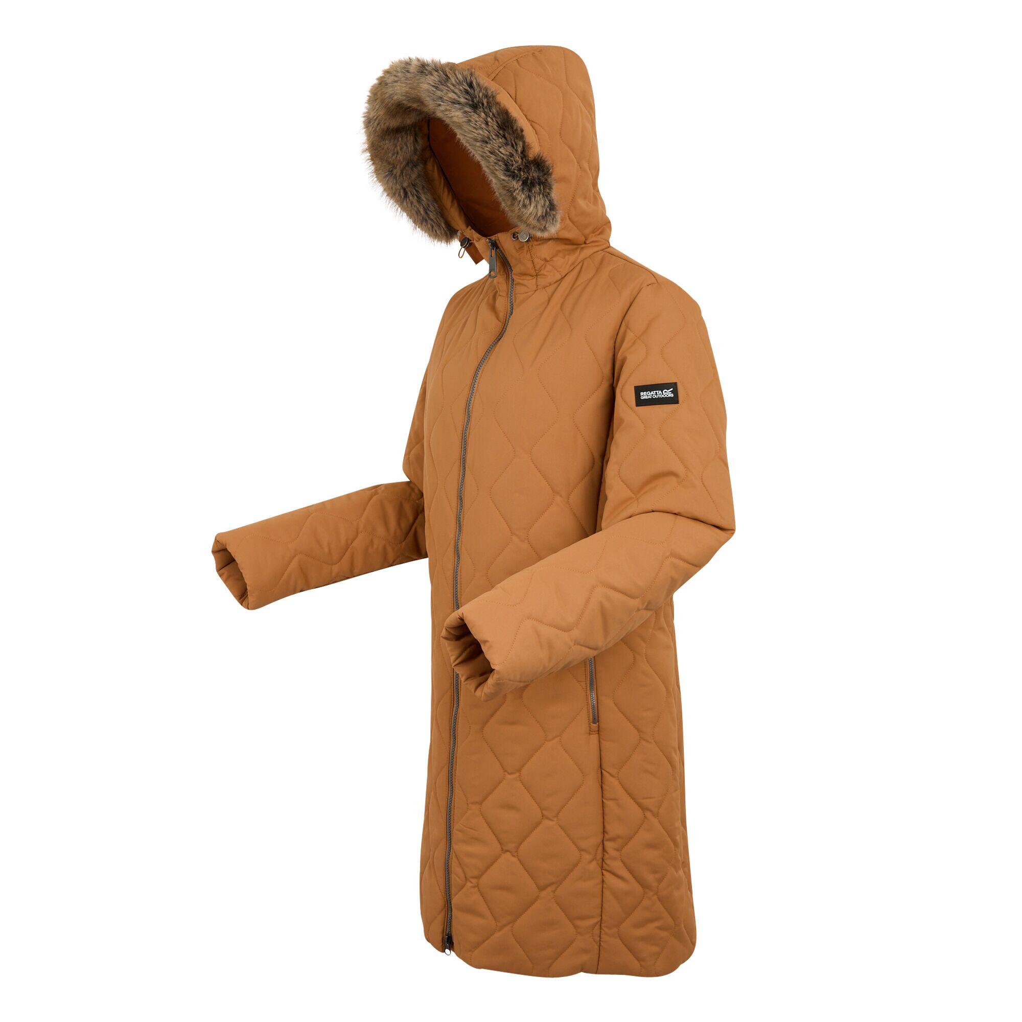 Parka Isolato Donna Regatta Fritha III Marrone Bran 3/5