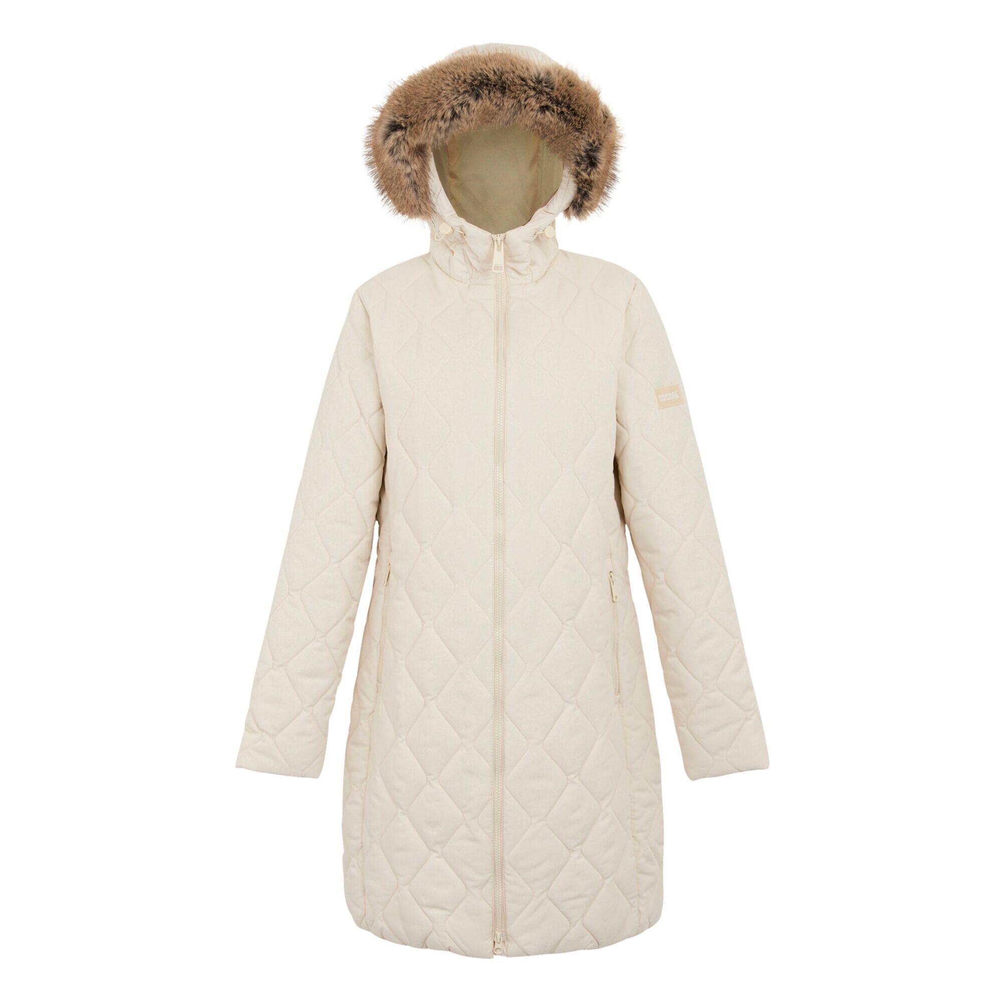 REGATTA Womens/Ladies Fritha III Insulated Parka (Light Vanilla)