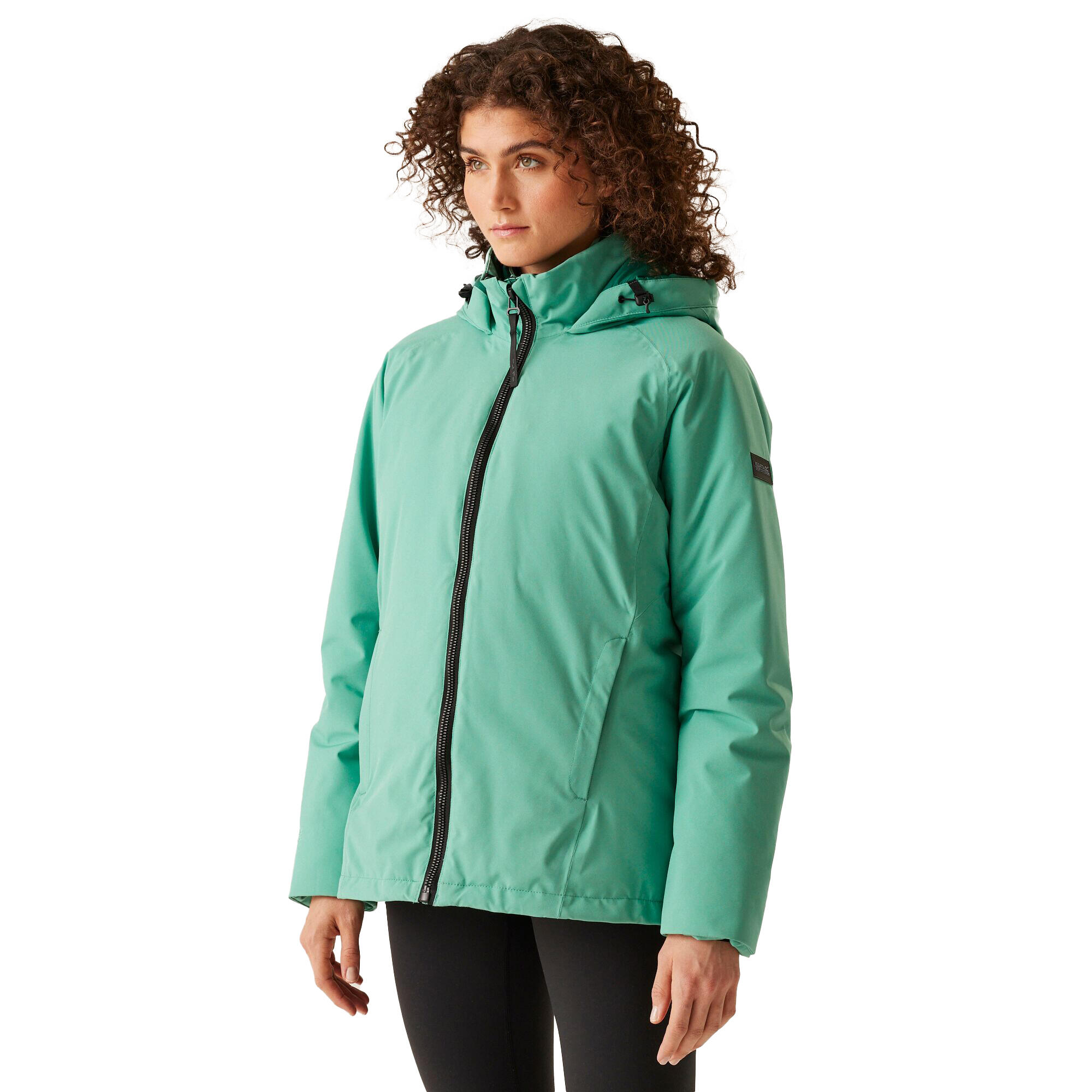 Dames Reeah geïsoleerde jas (Stoffig groen/Rijnbos/Groen) 4/5