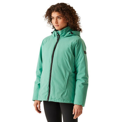 Dames reeah geïsoleerde jas (stoffig groen/rijnbos/groen)