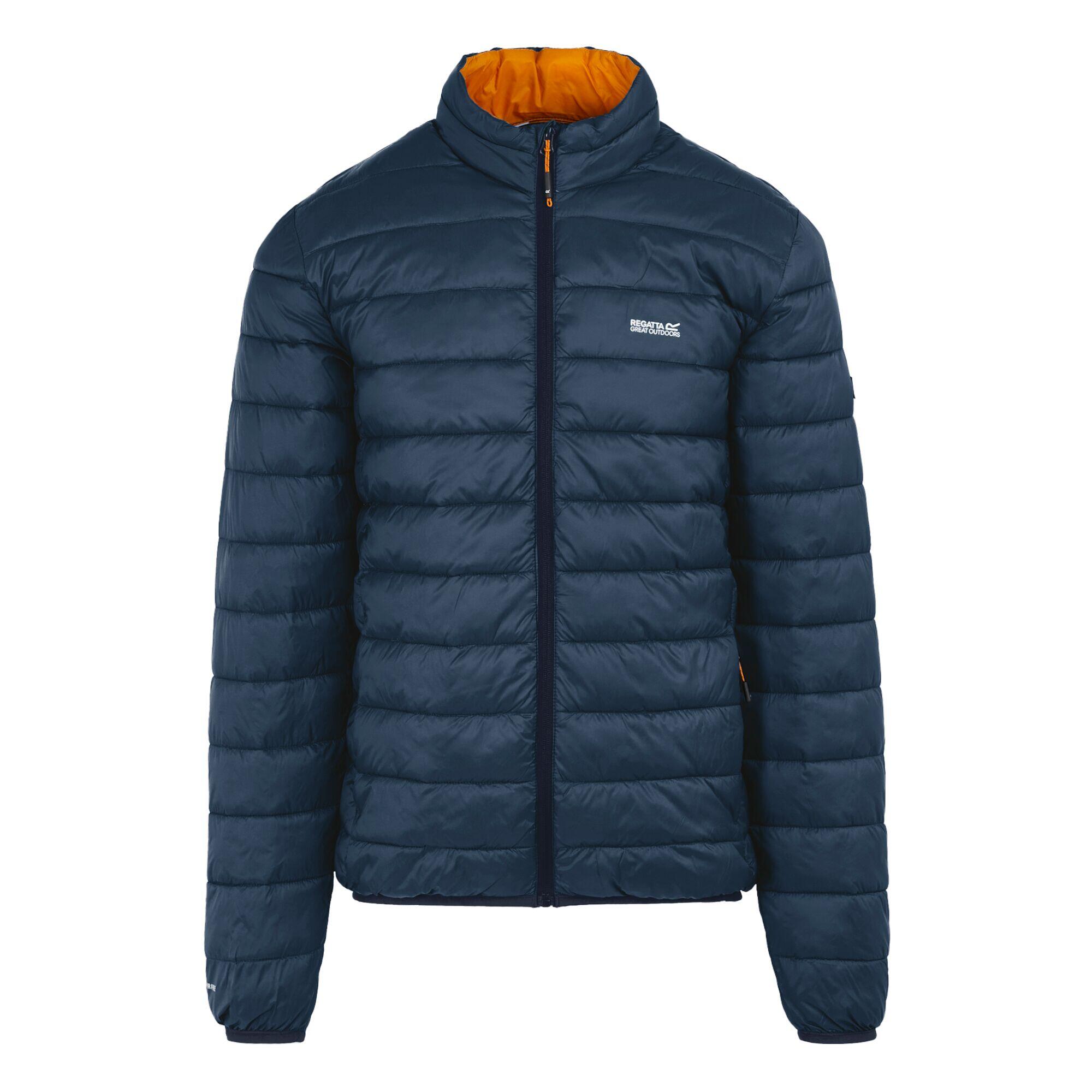 Regatta - Veste Matelassée Marizion Homme (denim Sombre / Orange Sombre) - Doudoune Synthétique - Bleu|marron - 52 2xl - Decathlon