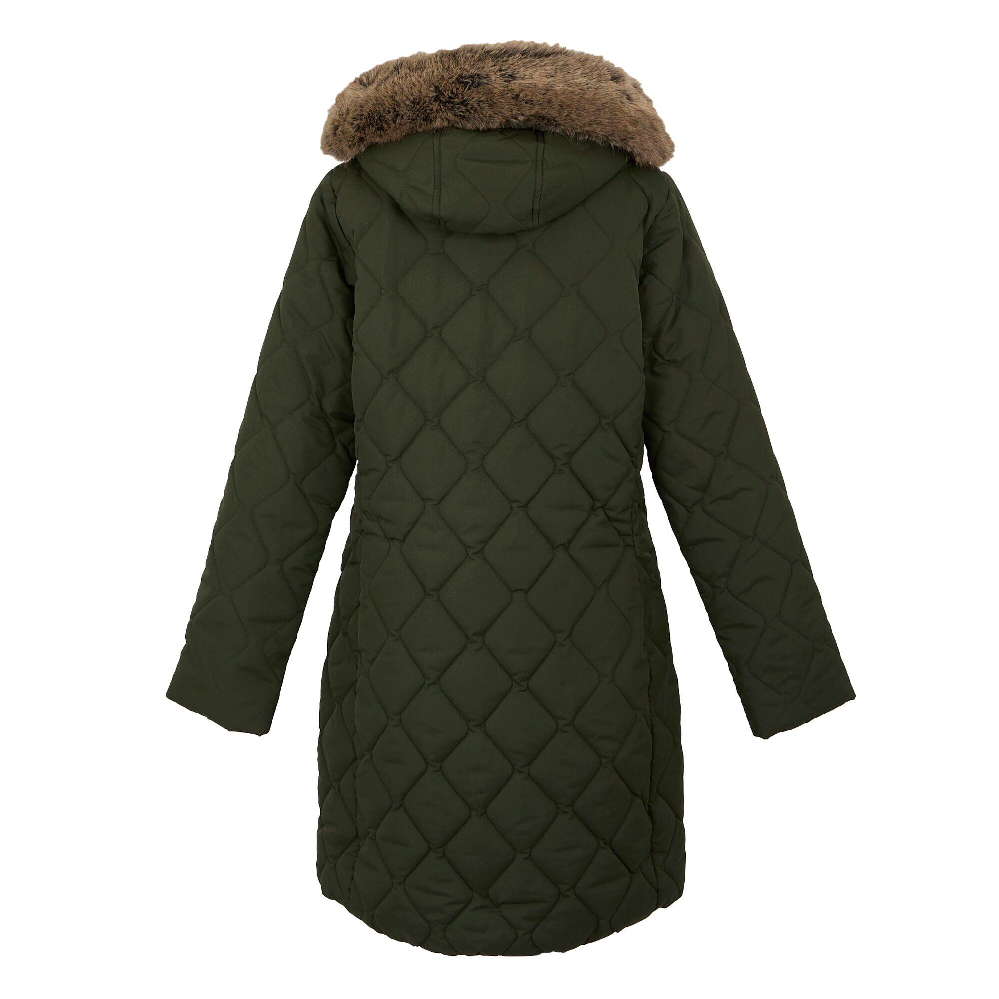 Parka FRITHA Femme (Kaki Foncé) 2/5