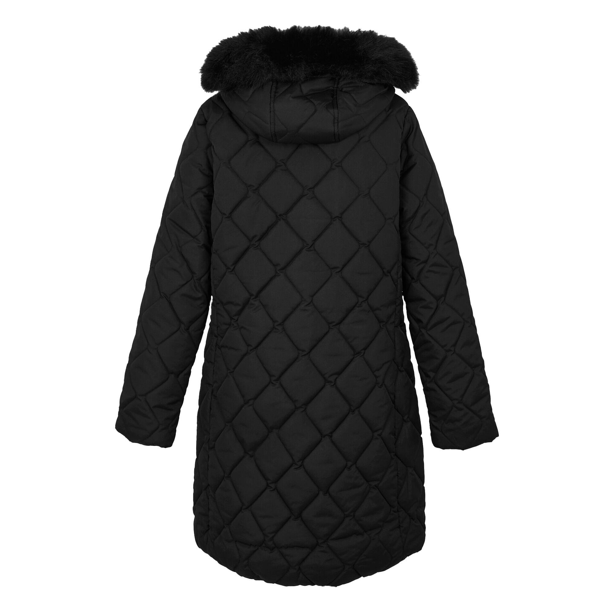 Dames Fritha III geïsoleerde parka (Zwart) 2/5