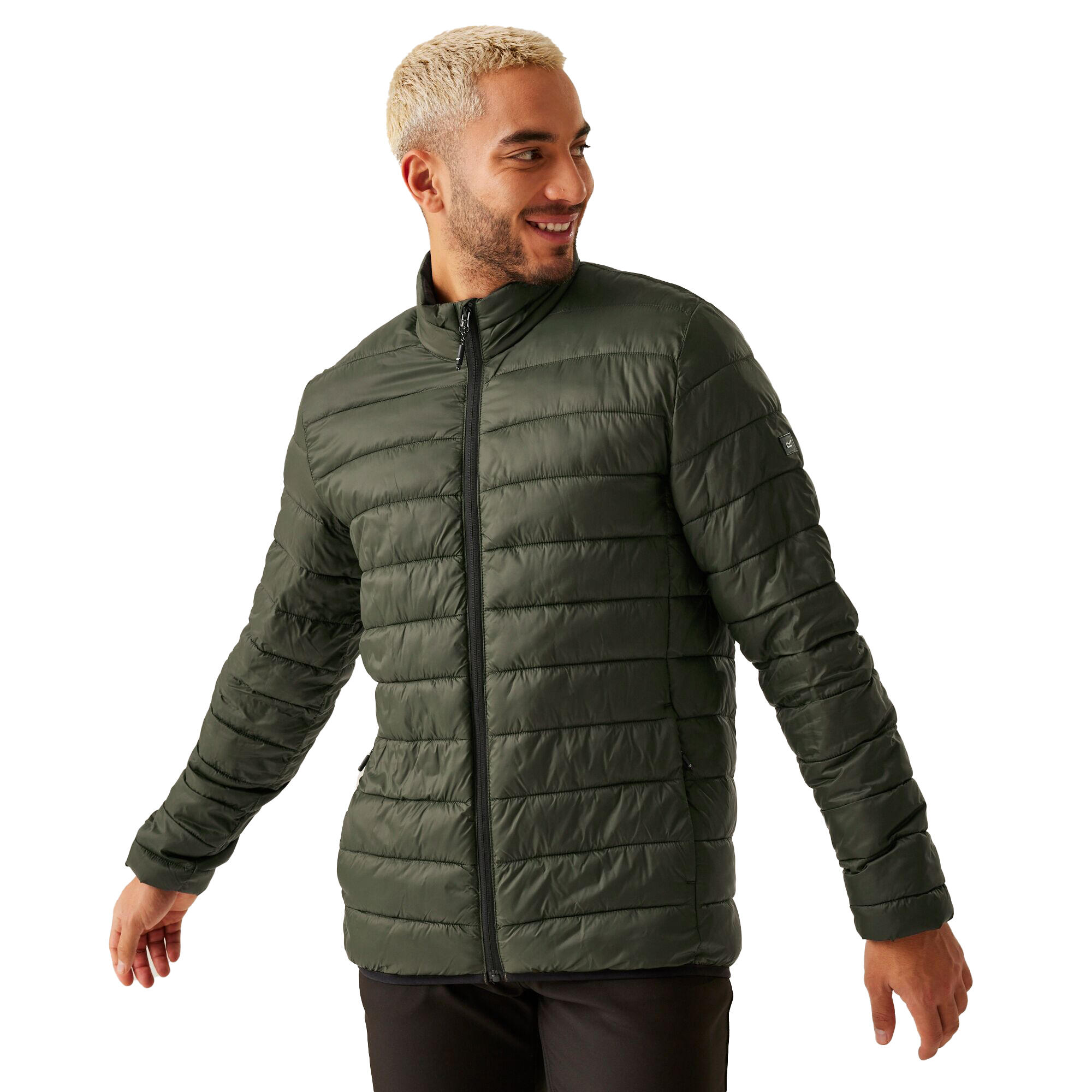 Veste Matelassée MARIZION Homme (Kaki Foncé) 4/5