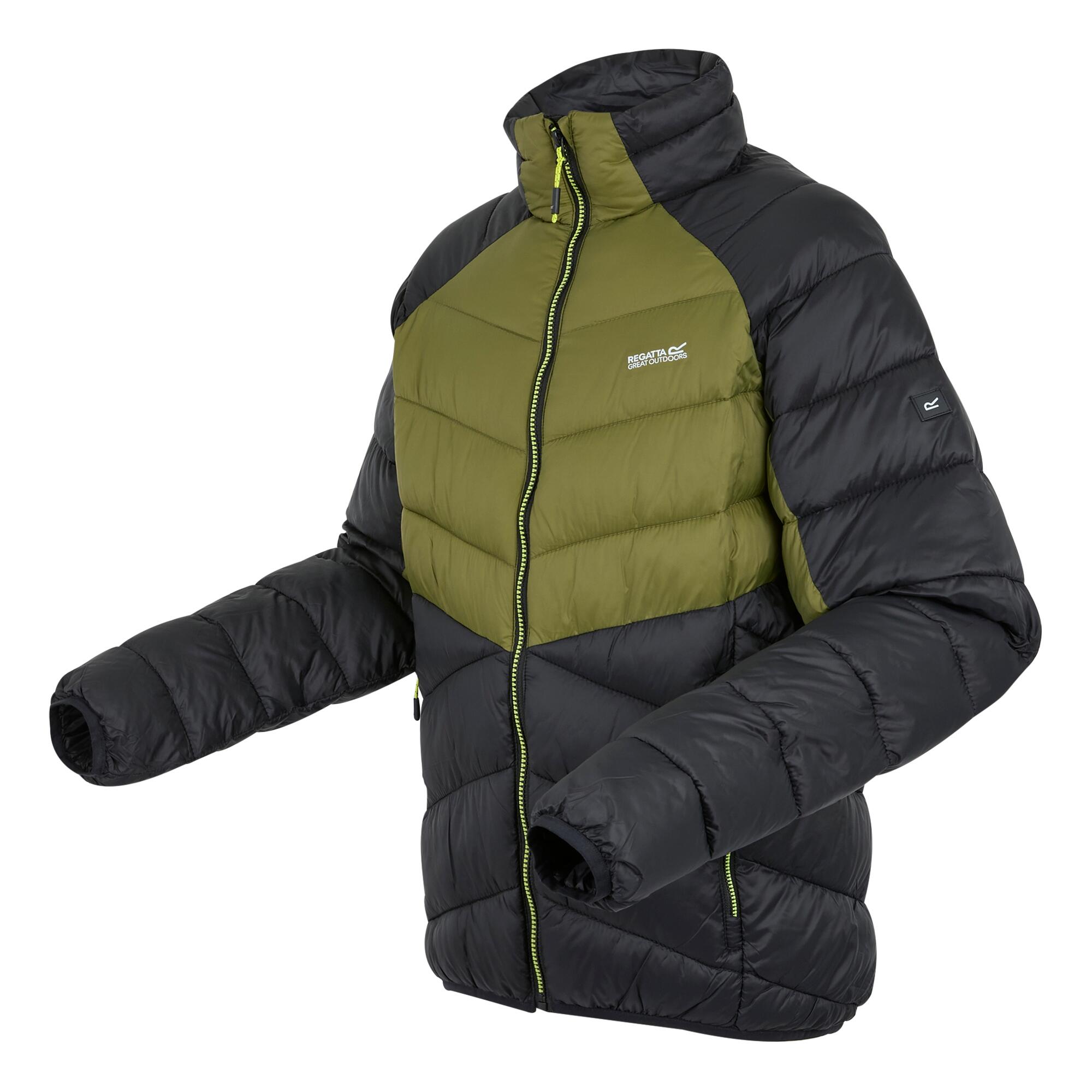 Veste Matelassée DALENT Homme (Vert Néphrite / Noir) 3/5