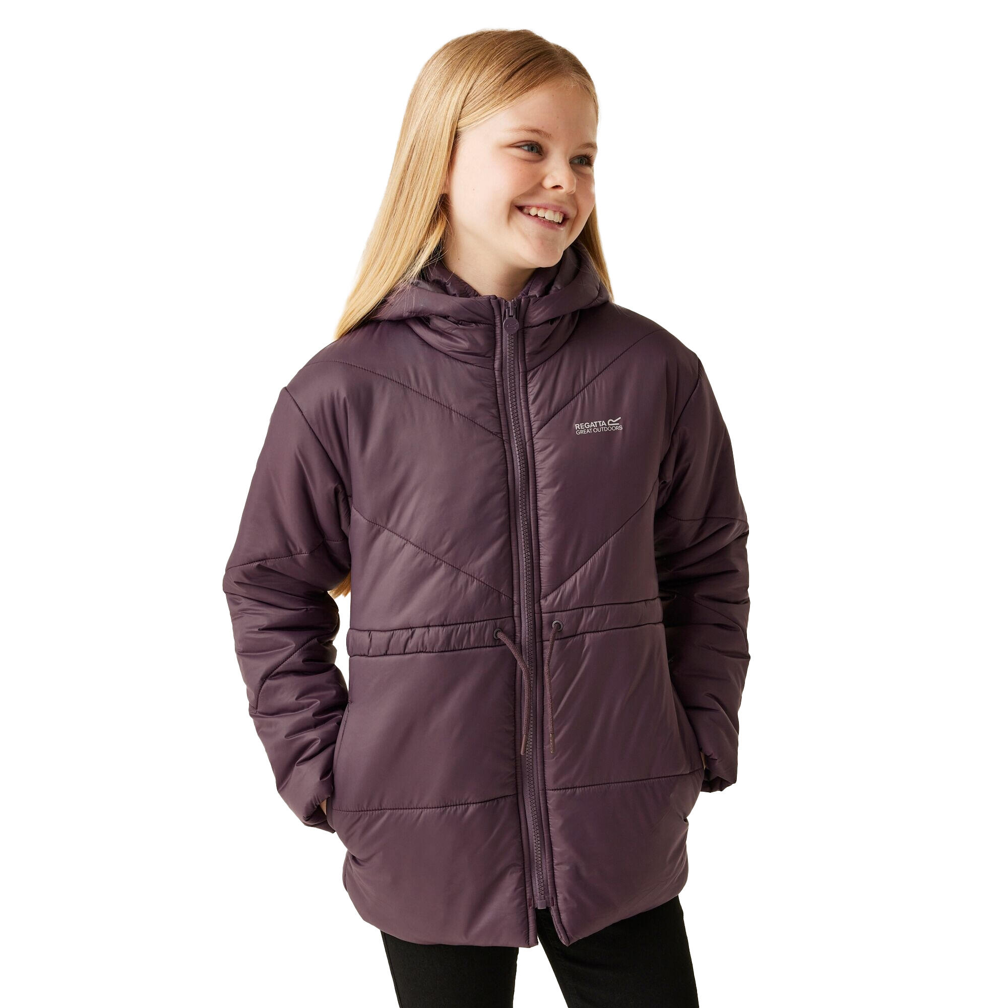 "Rurie" Steppjacke für Kinder Tiefpflaume 4/5