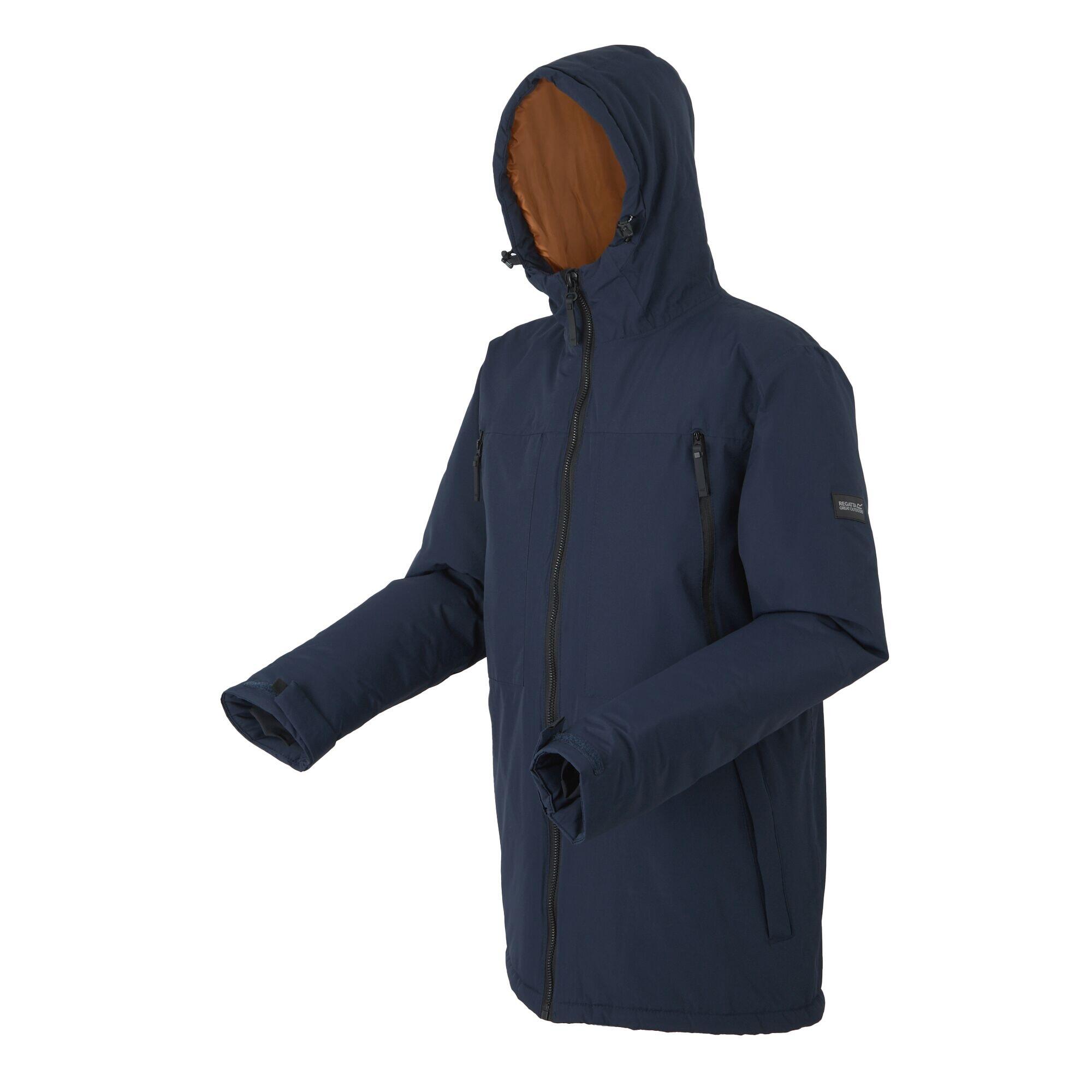 Veste Isolante LARRICK Homme (Bleu Marine / Orange Sombre) 3/5