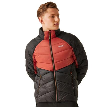 Veste Matelassée DALENT Homme (Ocre Rouge / Noir)