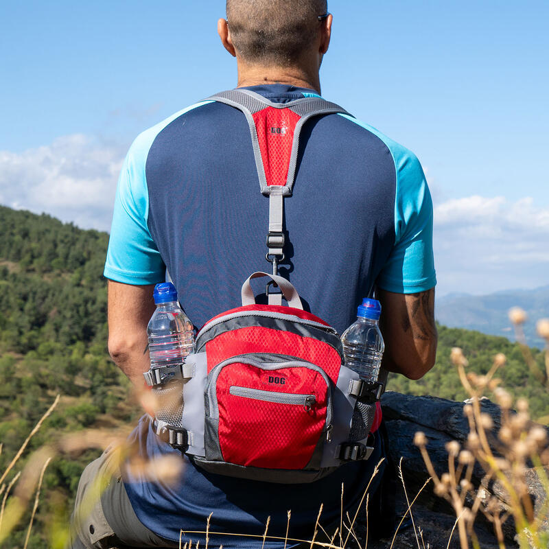Ceinture multiusage VENTOUX rouge, randonnée, trek  gamme UPKA