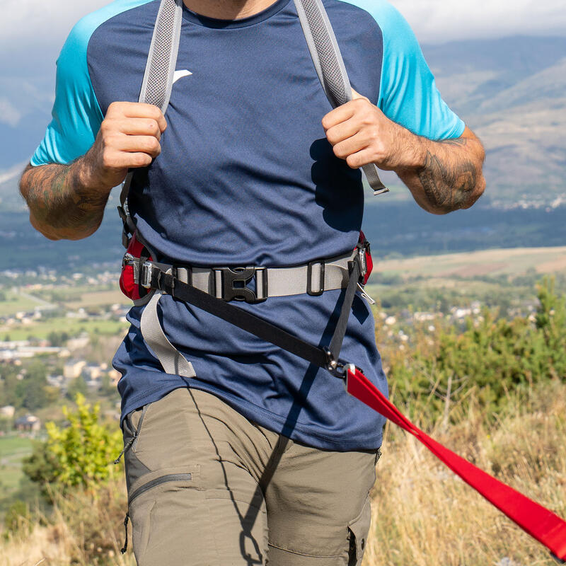 Ceinture multiusage VENTOUX rouge, randonnée, trek  gamme UPKA