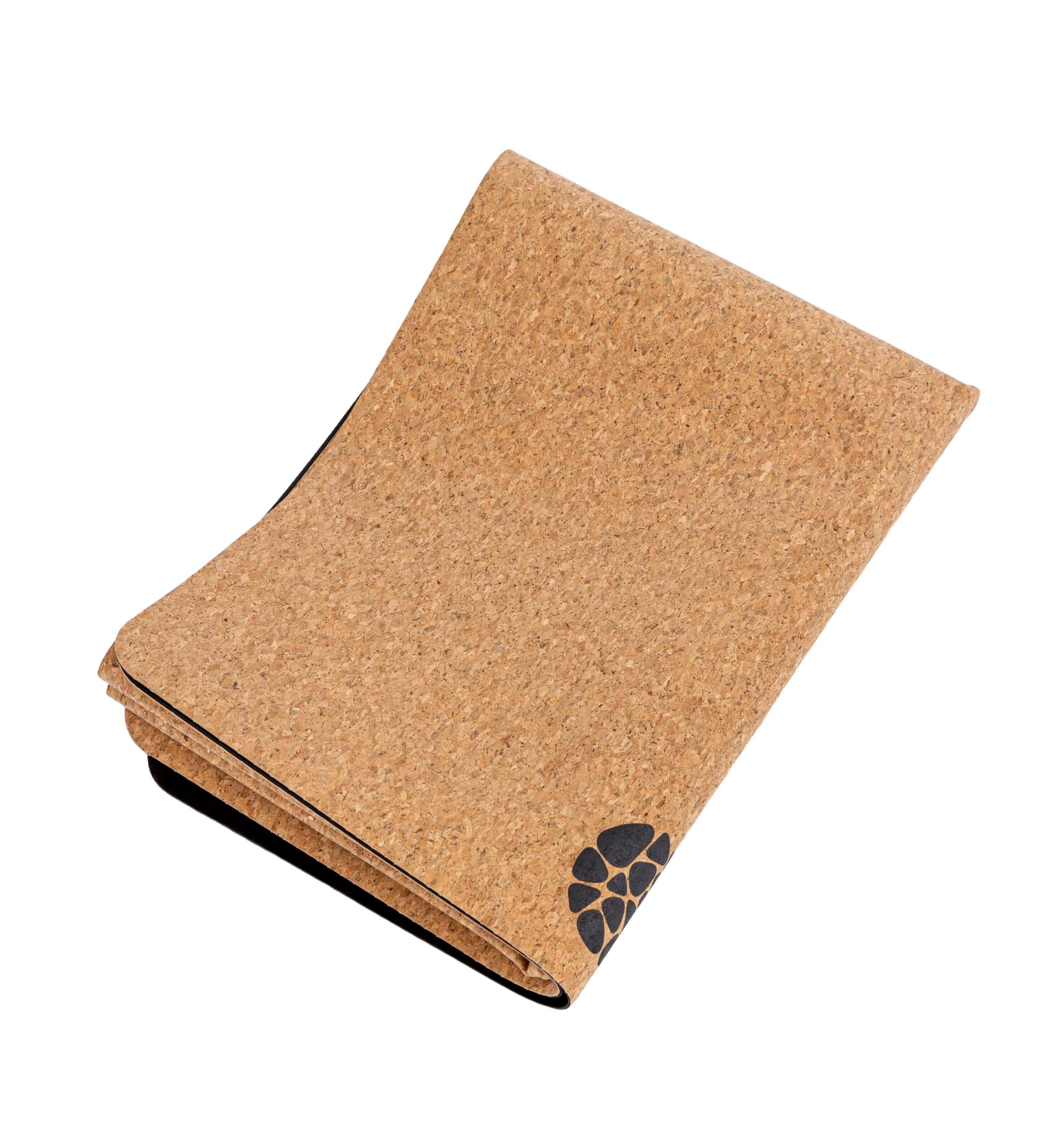 Tapis de yoga 'Voyage' - Pliable - Liège naturel - 1,6mm- 183x65cm 2/7