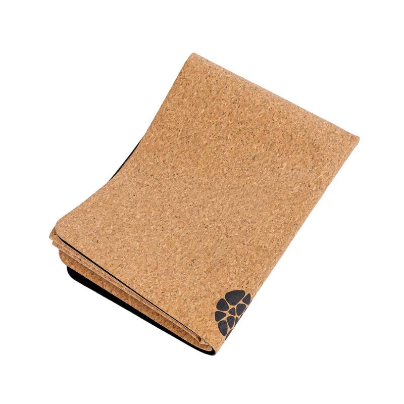 Covoraș de călătorie pentru yoga - Pliabil - Plută naturală - 1.6mm- 183x65cm