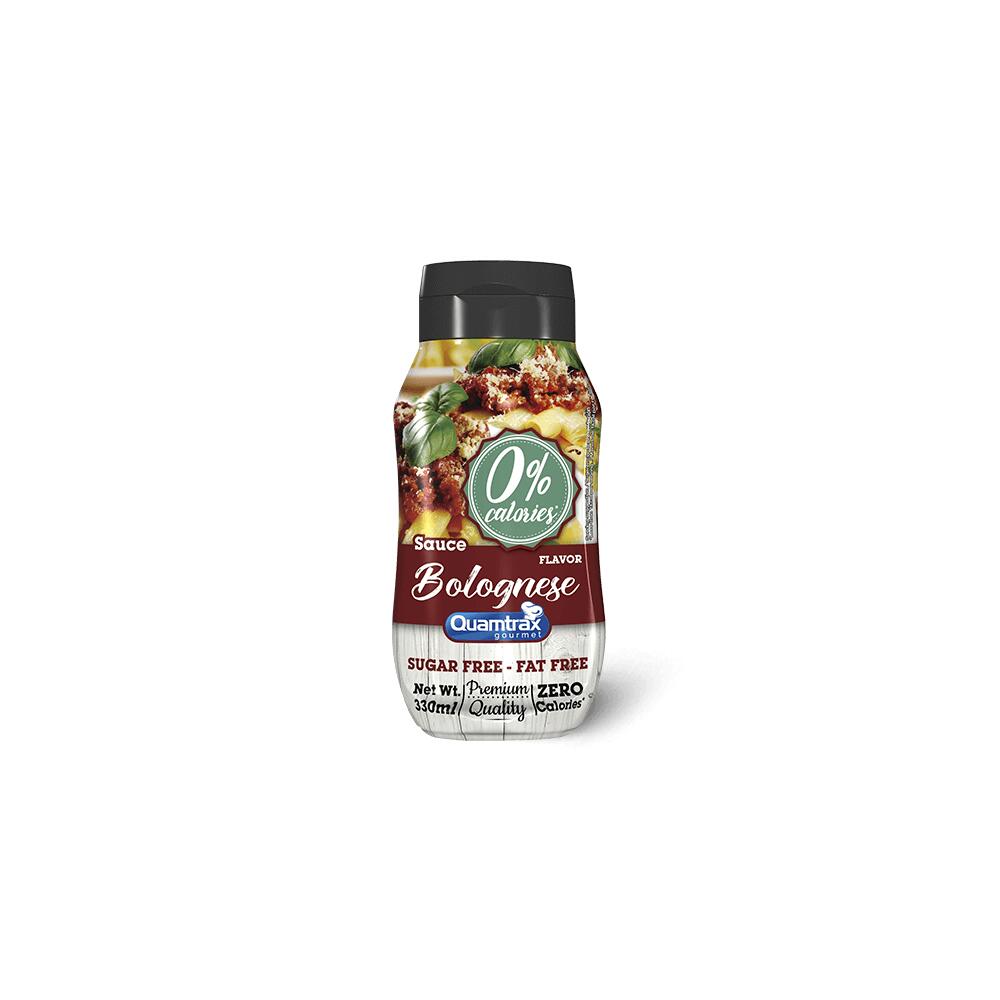 QUAMTRAX Nul Sauzen - Calorievrije Siroop (330ml) - Bolognese